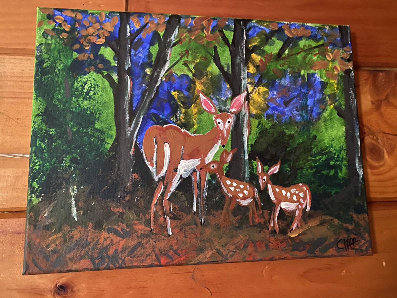 Deer Glen View – Original Outsider Contemporary Appalachian Folk Art