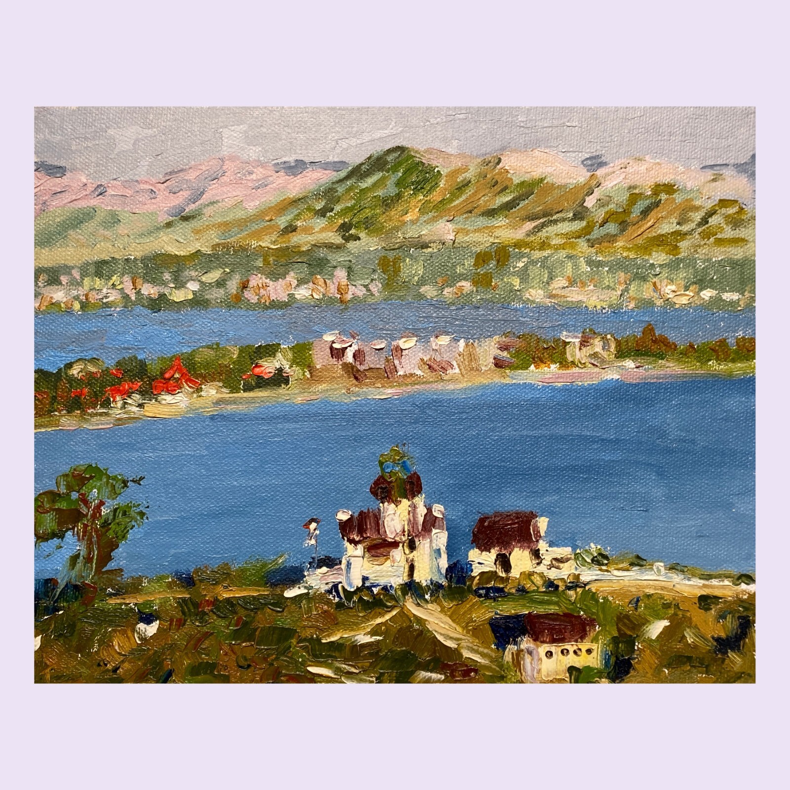 Gorgeous Oil Painting San Diego Scene ORIGINAL Impressionist Art Signed