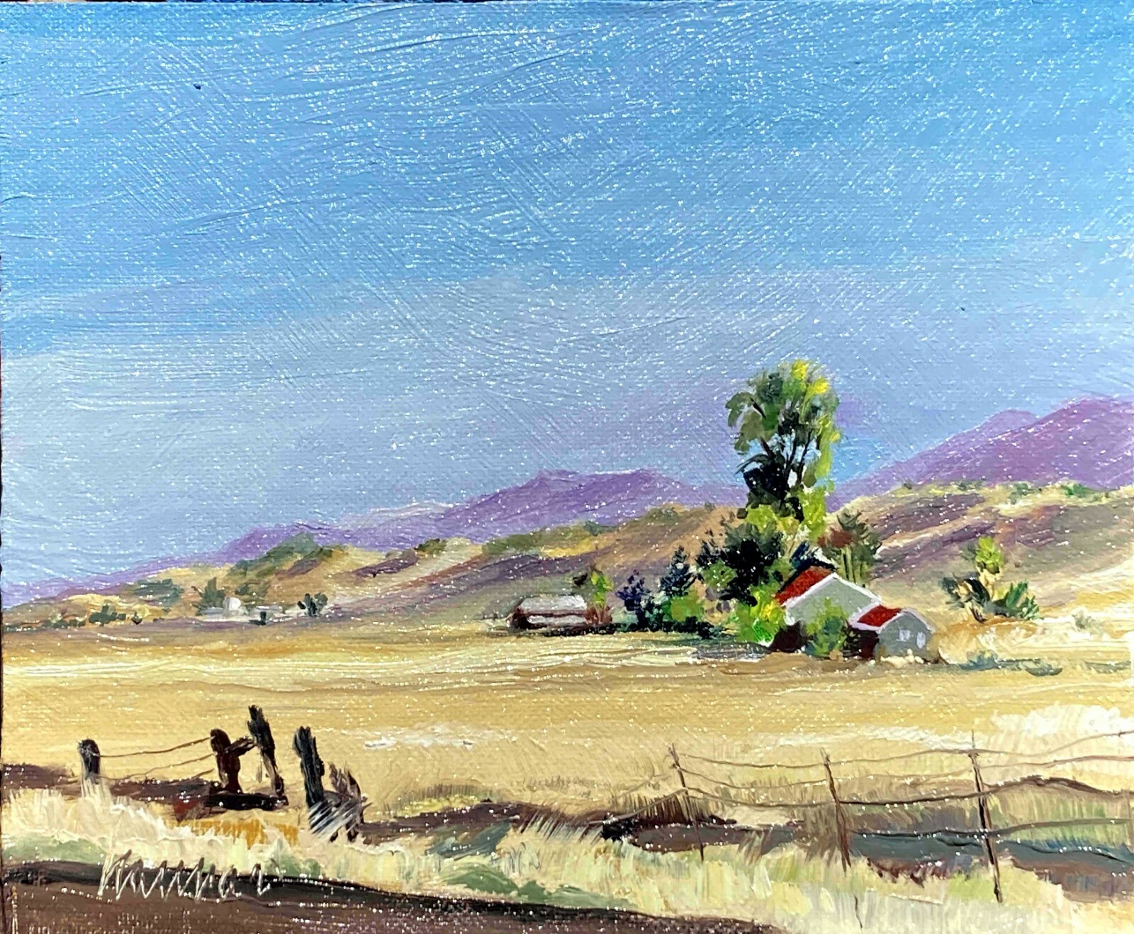 US Dept State recognized artist: E. Merced foothills Cunningham Rd S. of Hwy 140