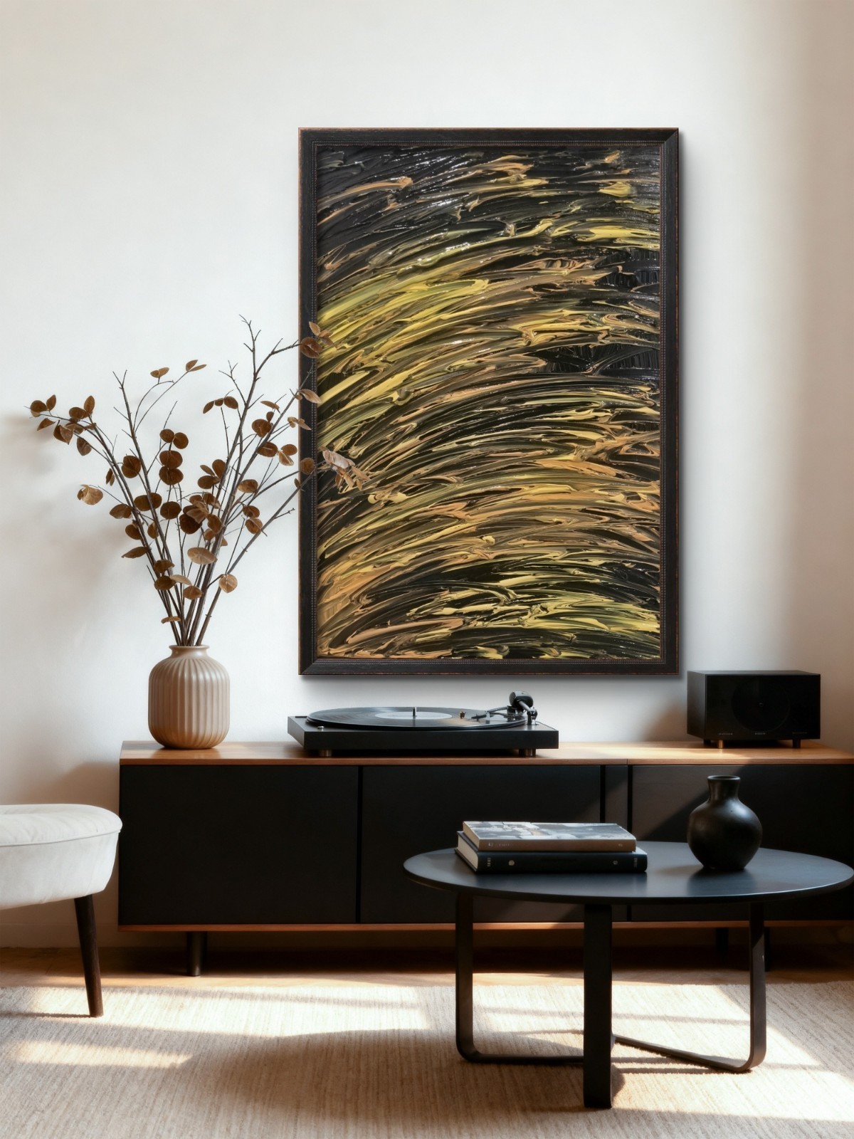 Trey Coppland, Delight Abstract Acrylic Painting, 24×30 in, 2026 Signed