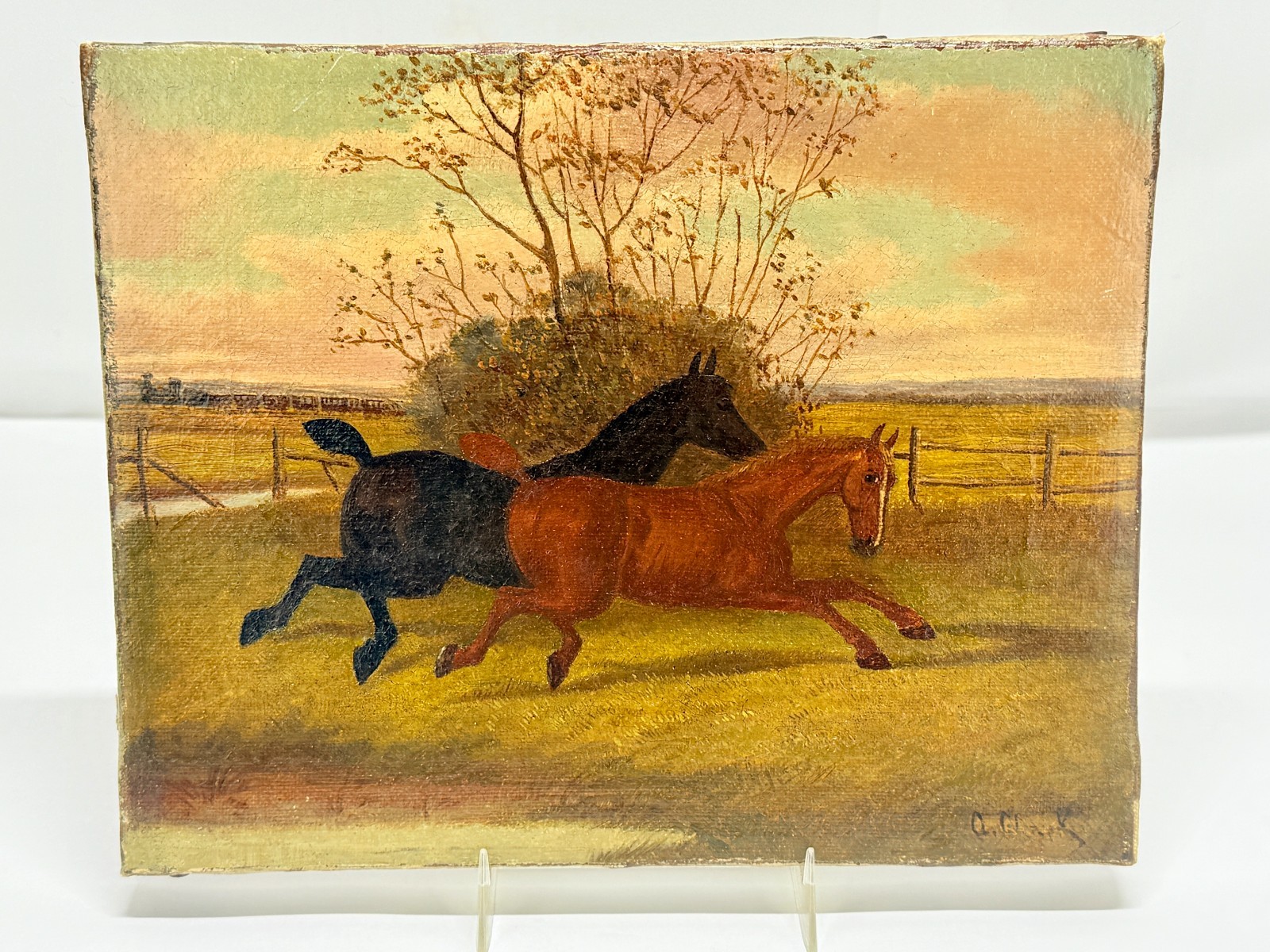 Albert Clark (American, 1843–1928) — Two Horses at Play