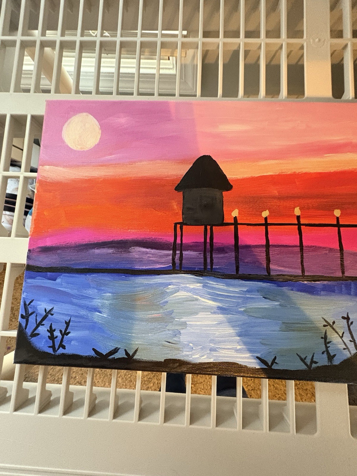 2 Canvas Paintings Handmade