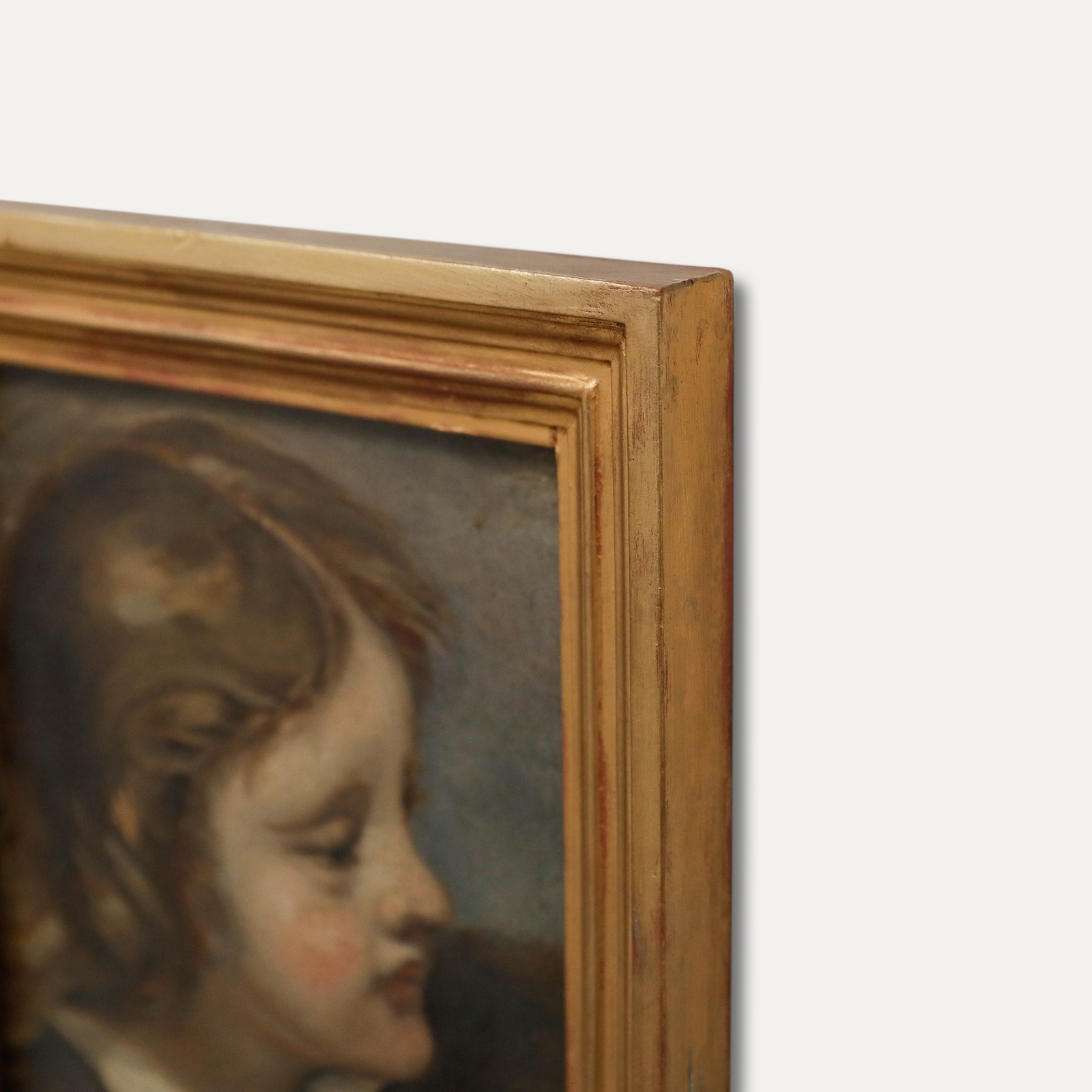 Early 20th Century Oil – Boy in Profile