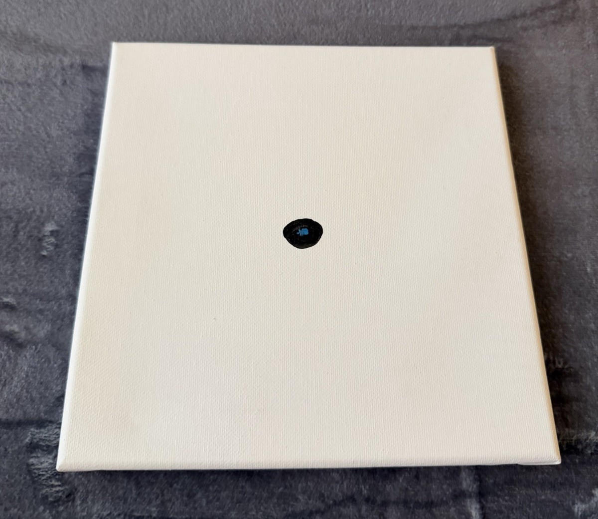 Minimalist Abstract Dot Painting Original Small Canvas Modern Wall Art