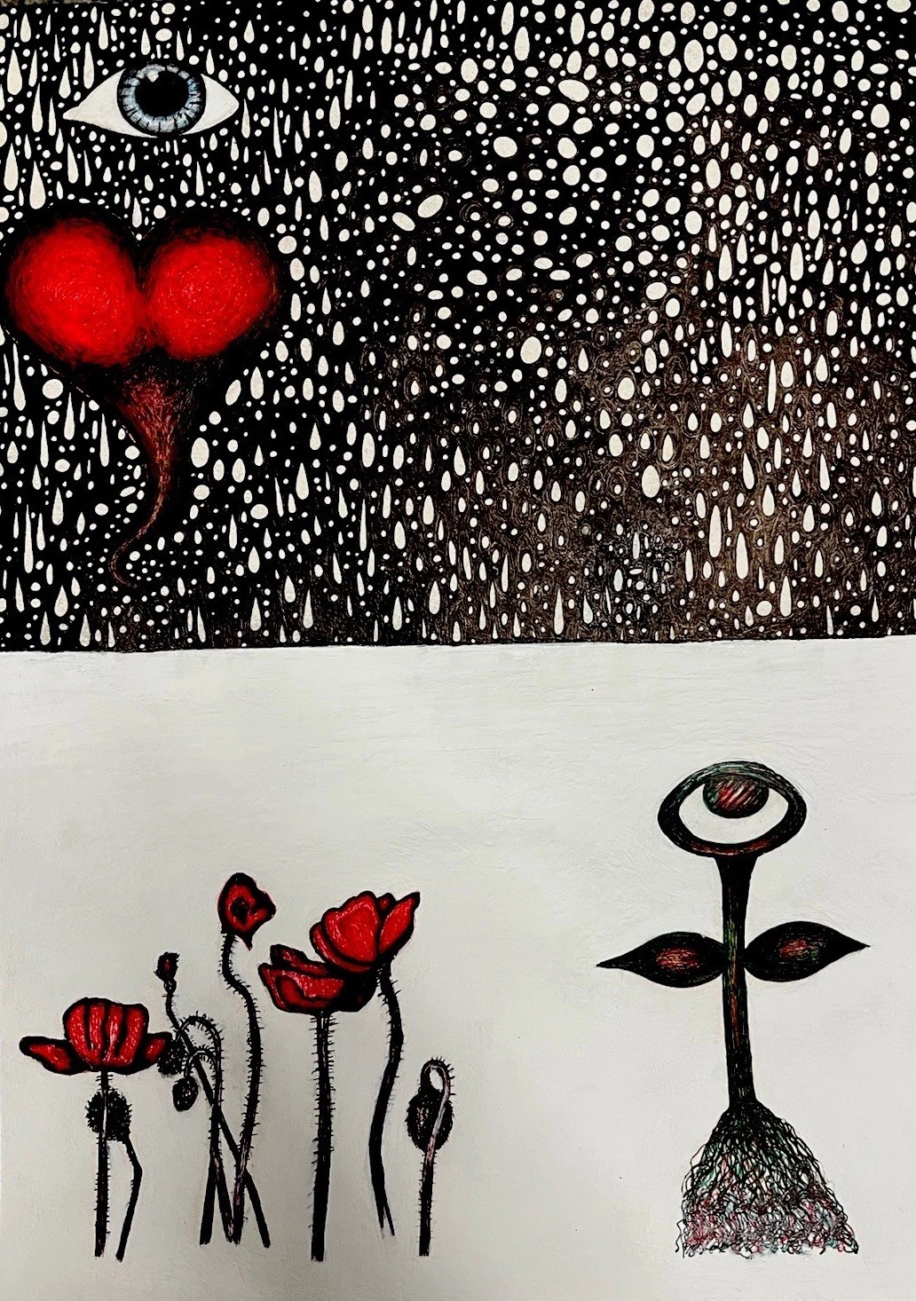 Abstract Unique Geometric Handmade Artwork