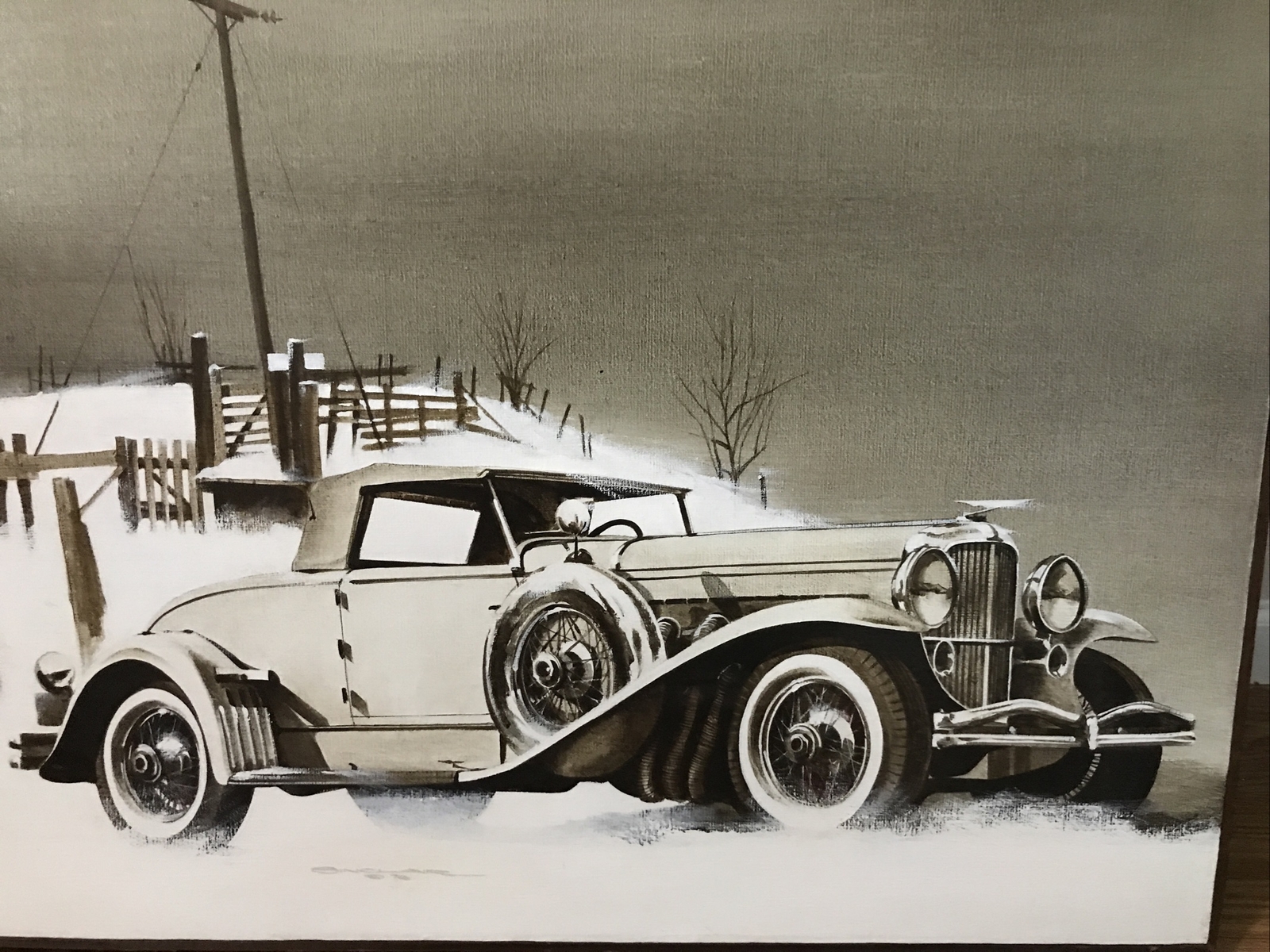 Anthony Sinclair Original Painting on Linen Canvas 29 1/2” x 36”