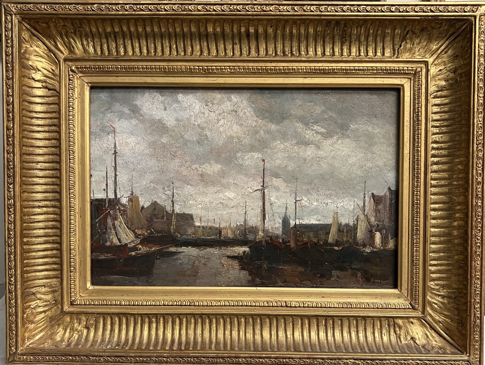 Jacob Hendricus (Jacobus) Maris (1837 – 1899) Oil on Board