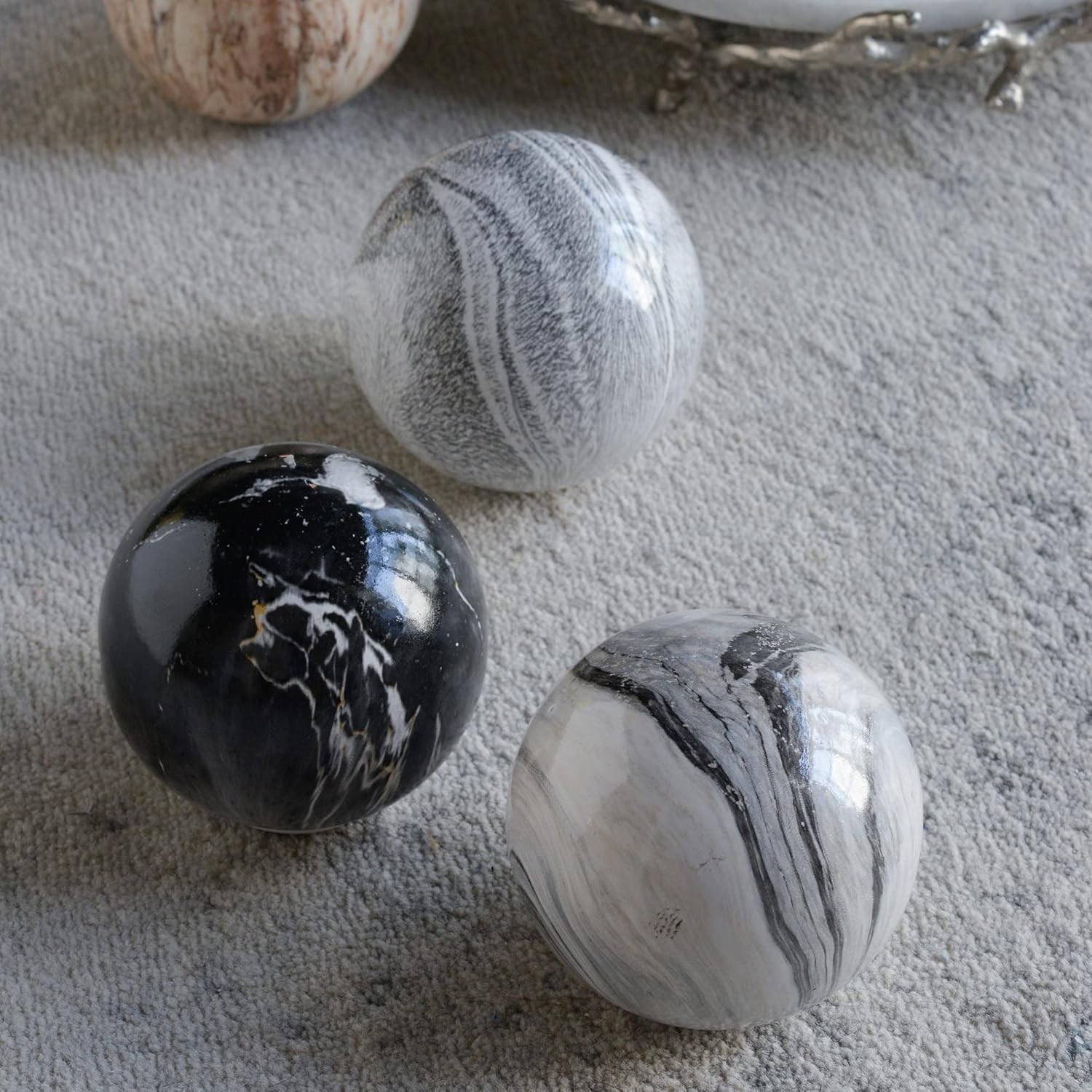 A&B Home Decorative Balls – Decorative Orbs for Bowls Vases Table Centerpiece De