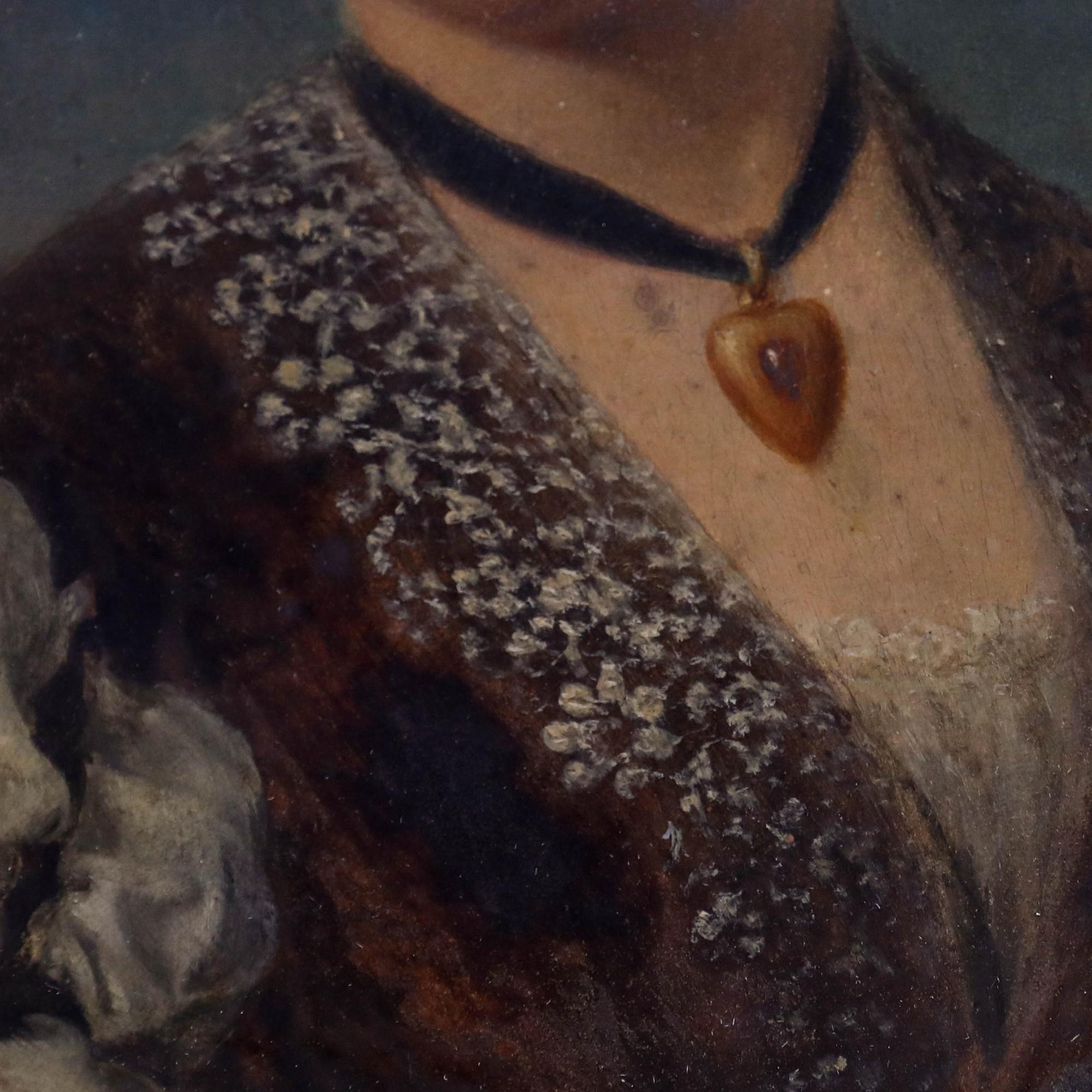 Arthur Miles (act.c.1851-1880) – Framed 1878 Oil, Portrait of a Lady