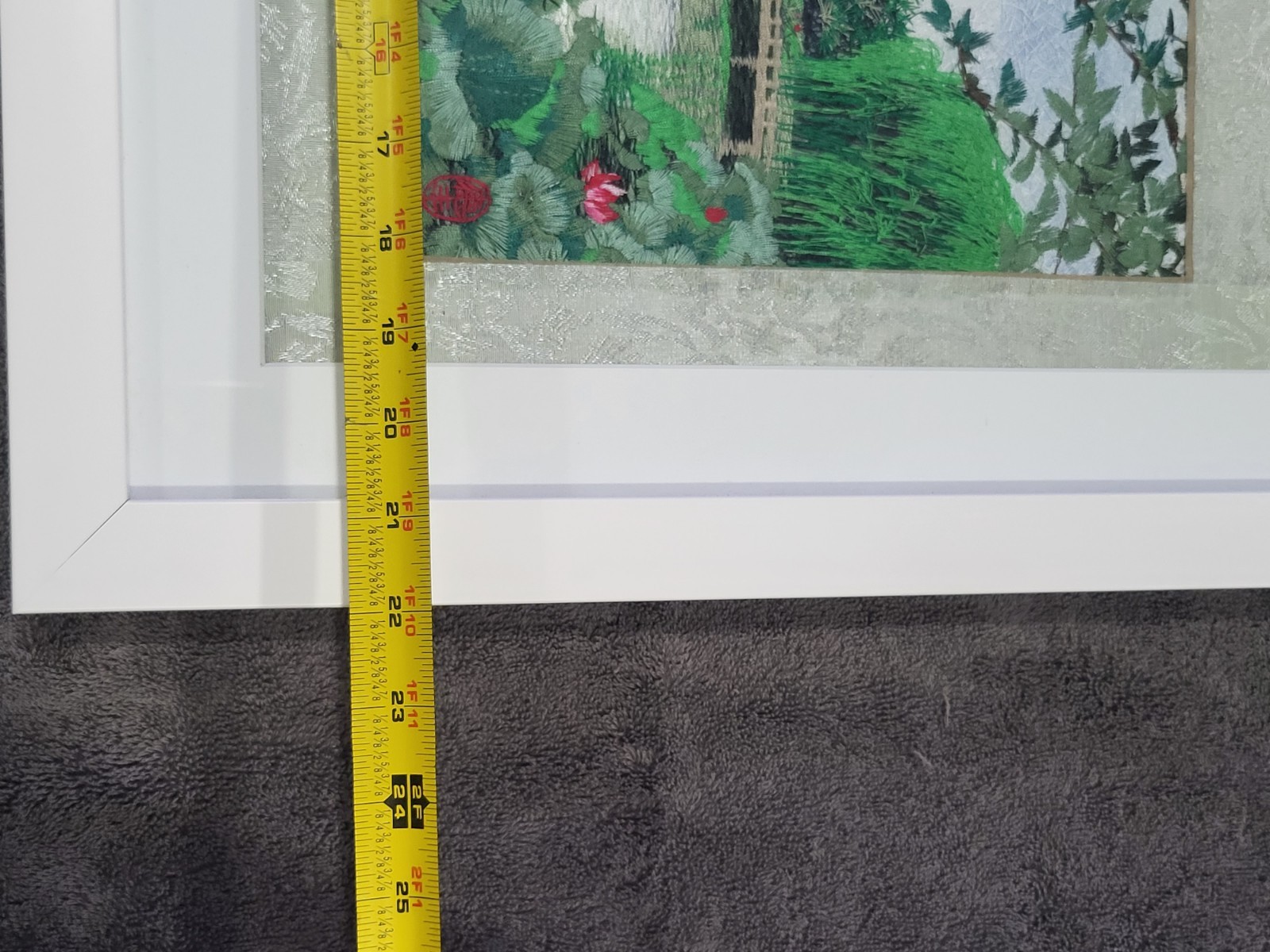Chinese Garden by Ouyang Hand Made Embroidery Silk Fine Art