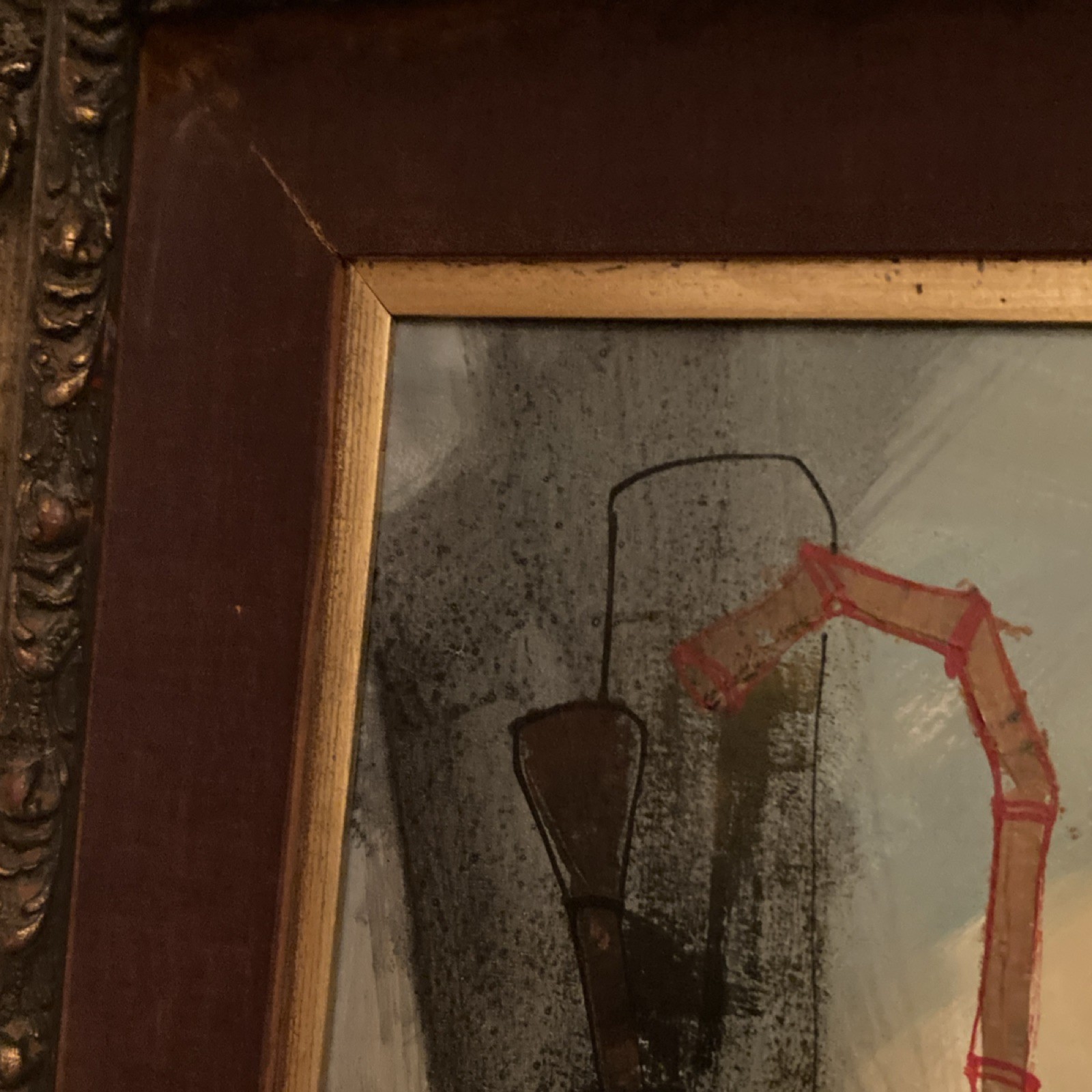 Guy DeMelville Signed Framed Mid Century Modern Abstract Orig.Oil Canvas AMAZING