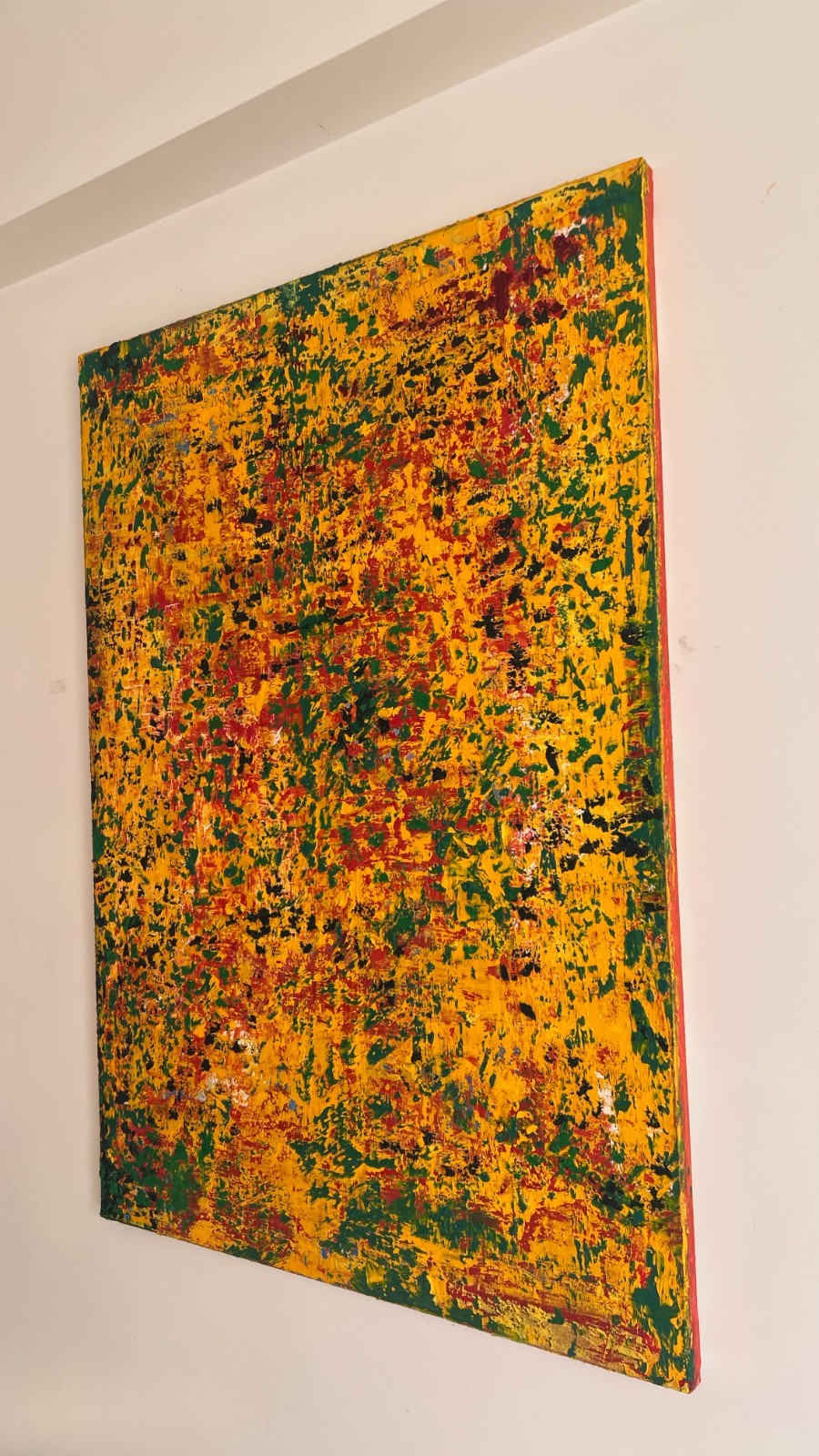 Original Large Abstract Painting on Canvas – One of a Kind Signed Art