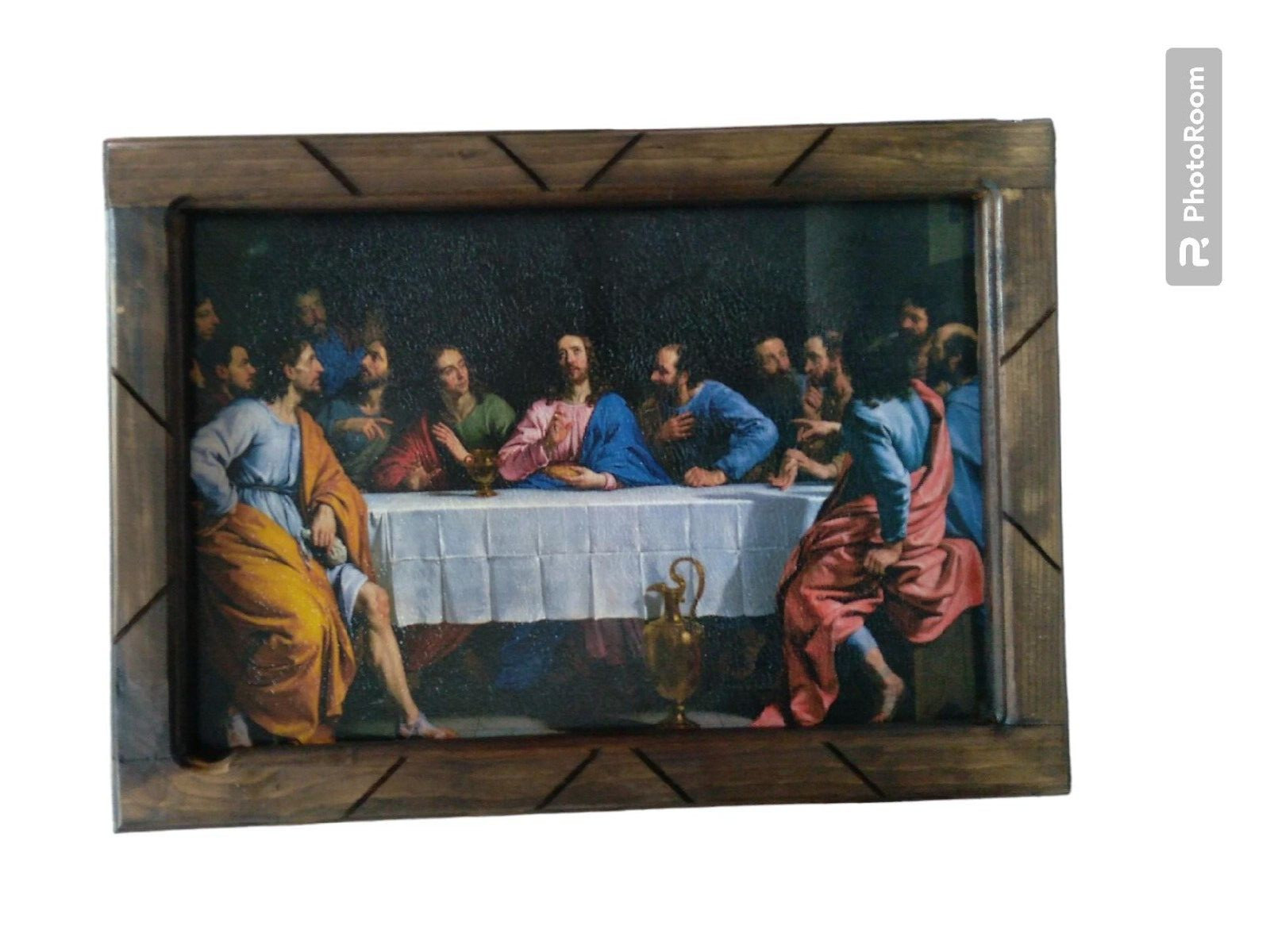 LITHOGRAPH FRAMED PRINT ,18″ x 13″ , 1st Quality , ULTIMA CENA , LAST SUPPER