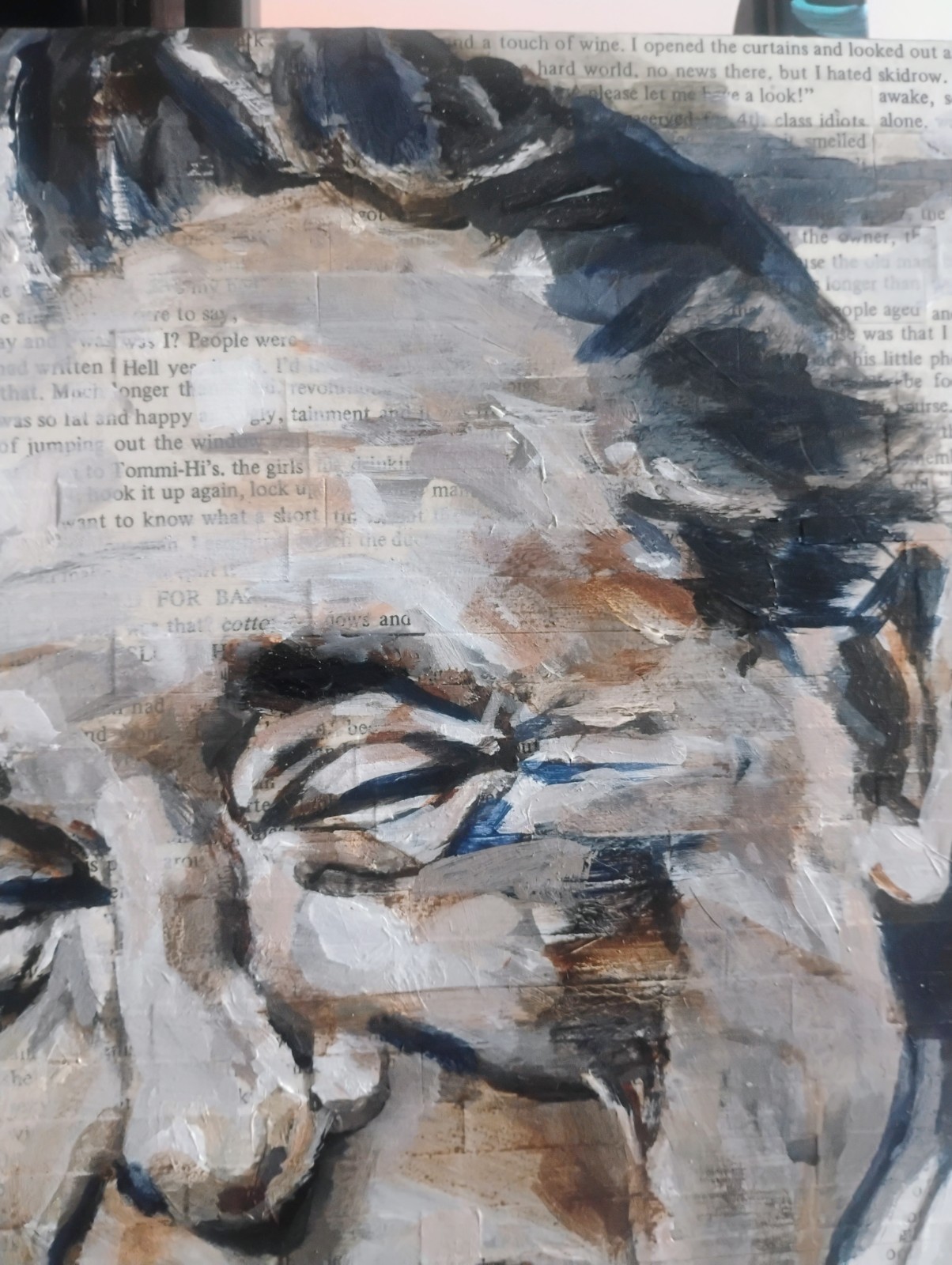 Charles Bukowski Original Painting