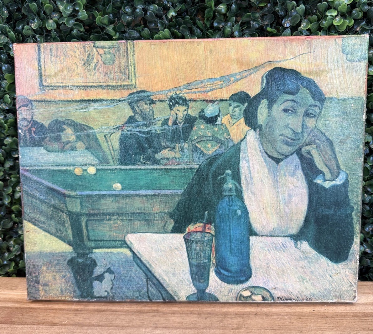A Night Cafe in Arles Madame Ginoux Paul Gauguin Hand-painted Oil Painting Repro