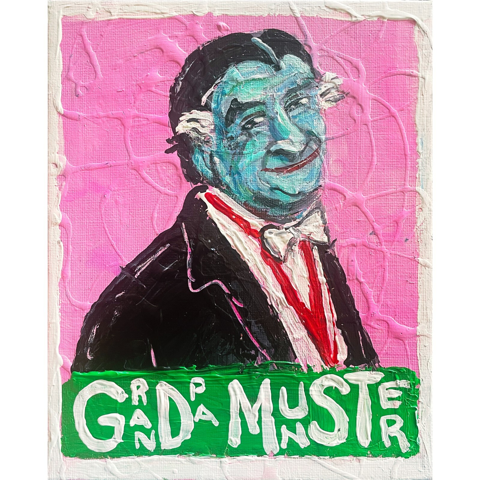 Grandpa Munster – Acrylic on Canvas 8x10in @elsantosworld Sergio Santos