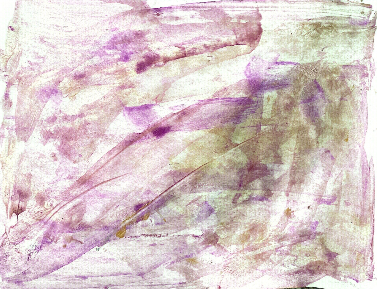 Lavender Breeze Calm 11×14 Impressionist Handmade on Paper Beach House Art