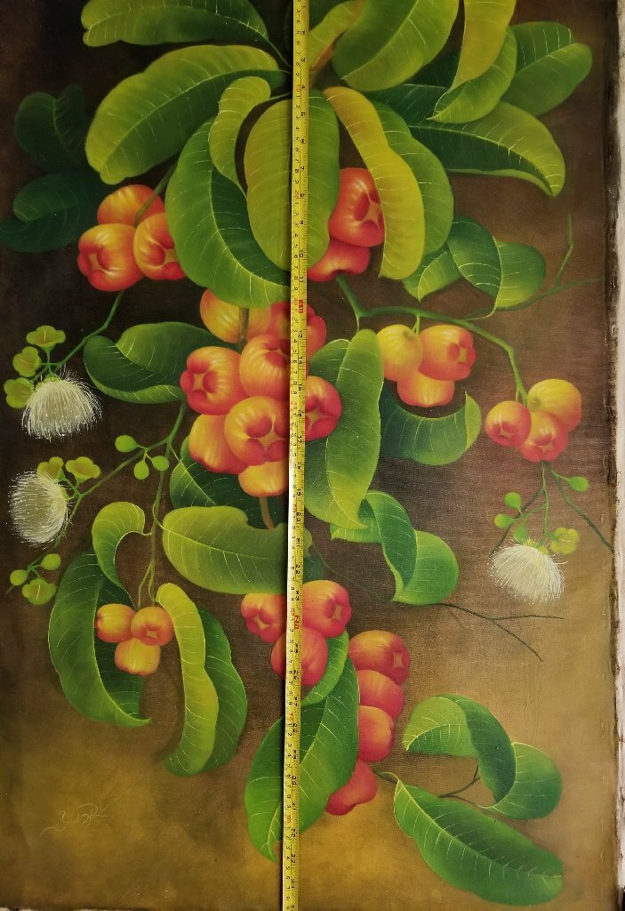 No.3005 original unique 3 paintings include, 34 x 23 inch, 45 x 23 inch