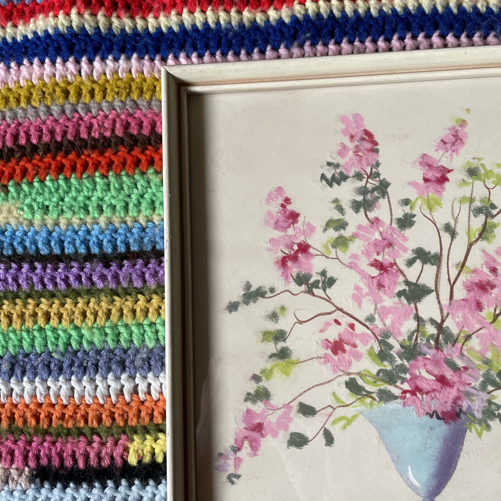 2 Mimi Joy Original Pastels Mabel C. Heyde – Vintage Original Frames 12.5 x 10.5