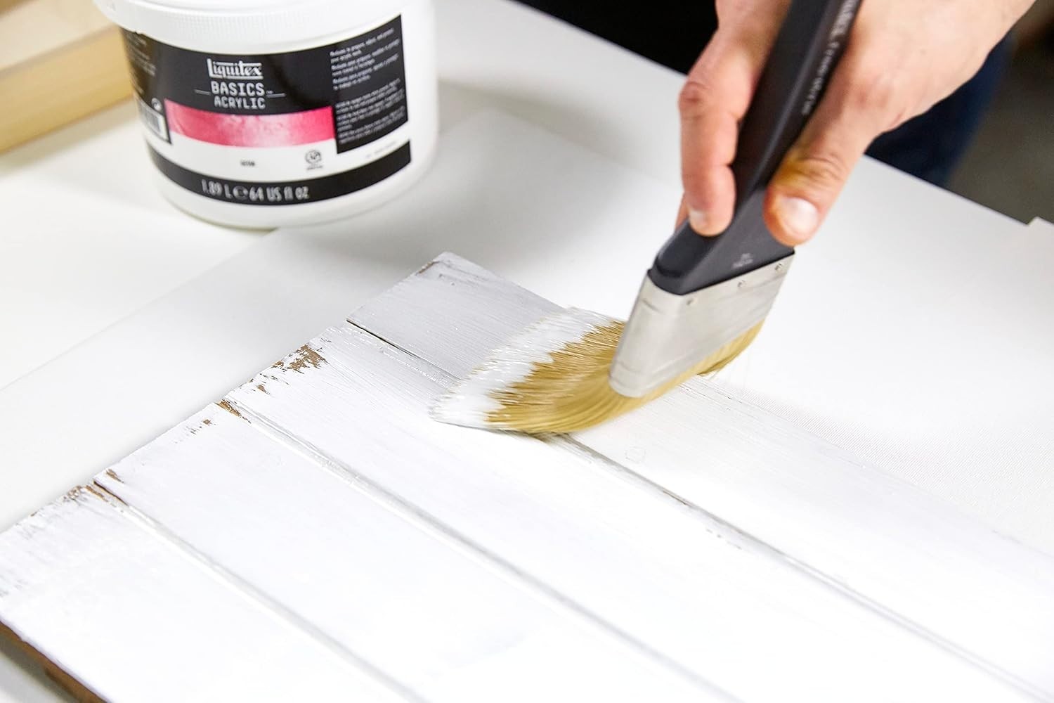 Quality 16-oz Gesso Surface Prep Medium – Perfect for Acrylic and Oil Painting