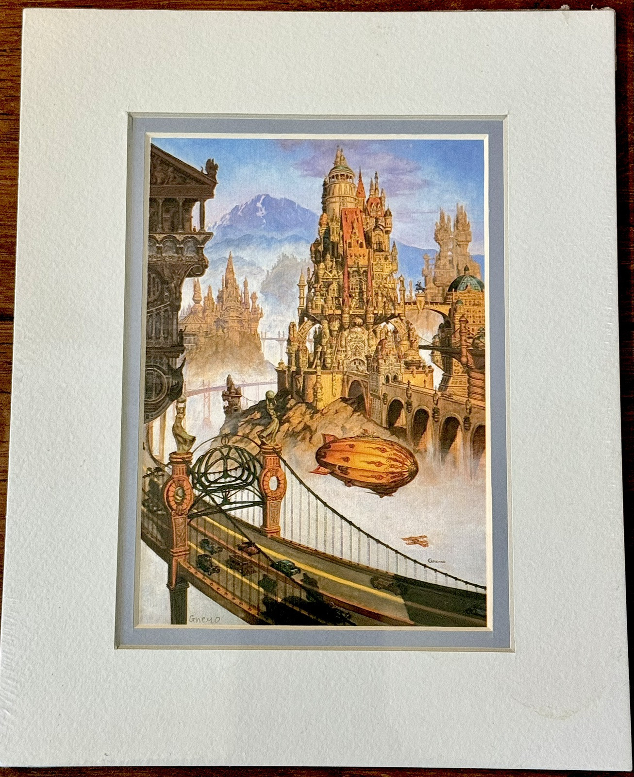 Thomas Tom Kidd Windsor McCay City Matted 5 X 7 Print