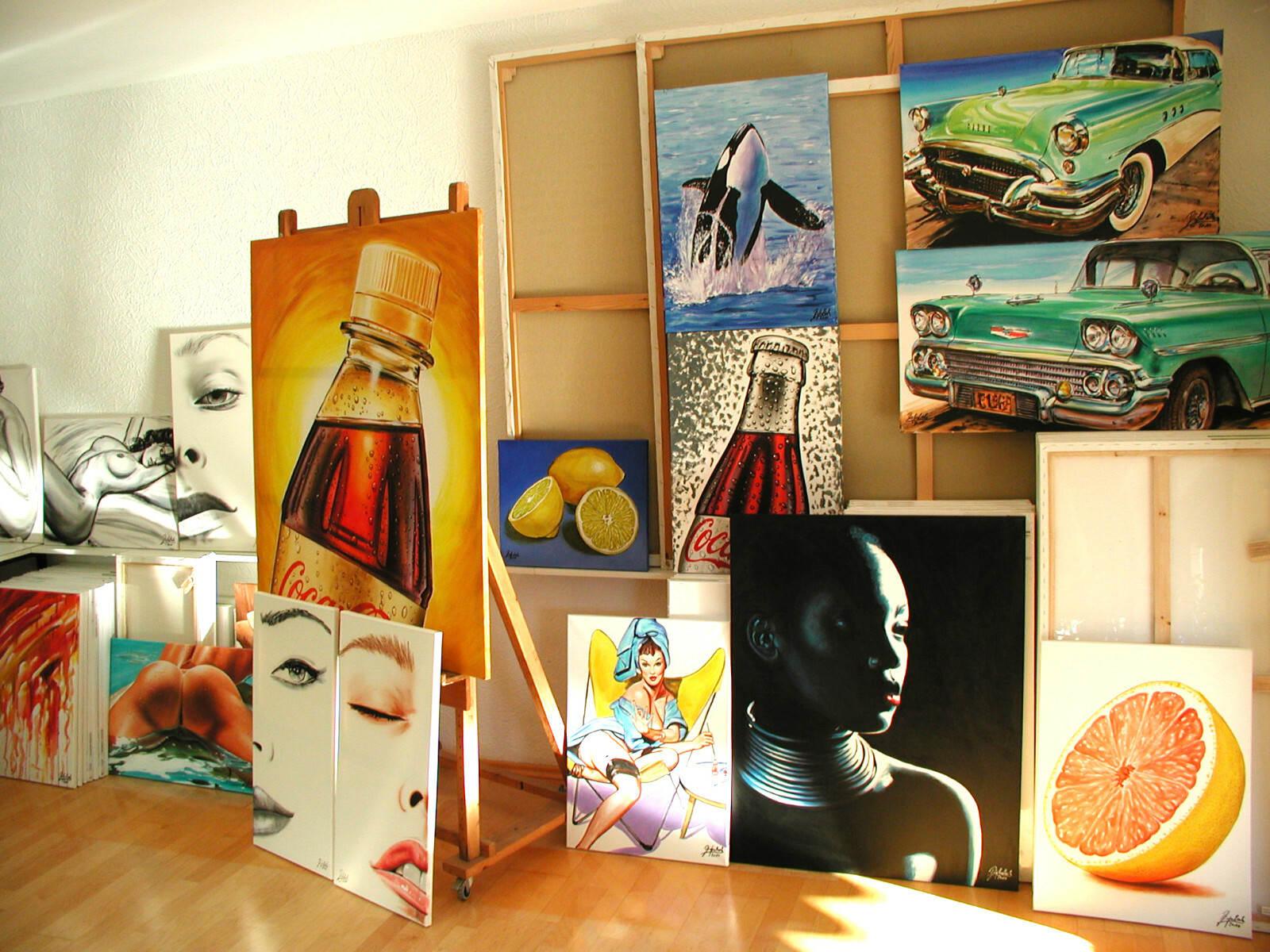 Art Graphics, Graphic, » PORSCHE NO. 1″ picture, autographed, limited, no photo!
