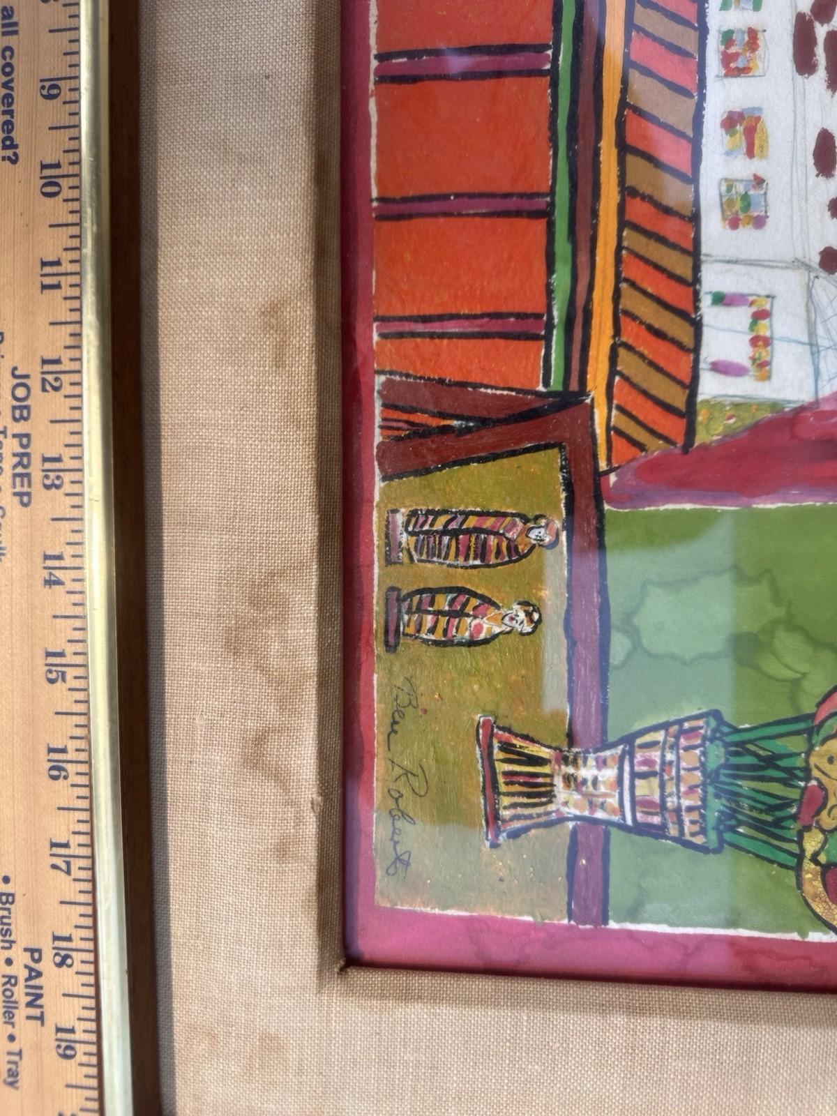 Ben Roberts Postwar & Contemporary Artist Gauche Line Pencil Cityscape View READ