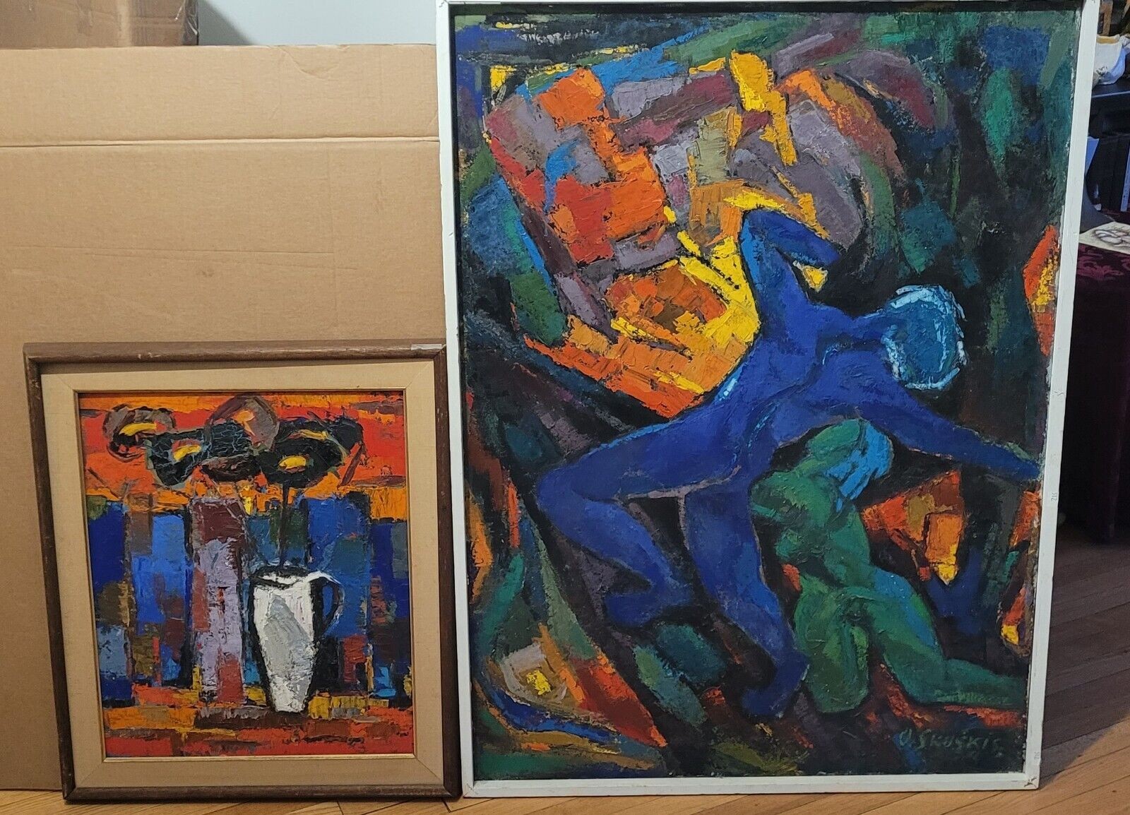 Large lot of Latvian Emigree Artist Artworks