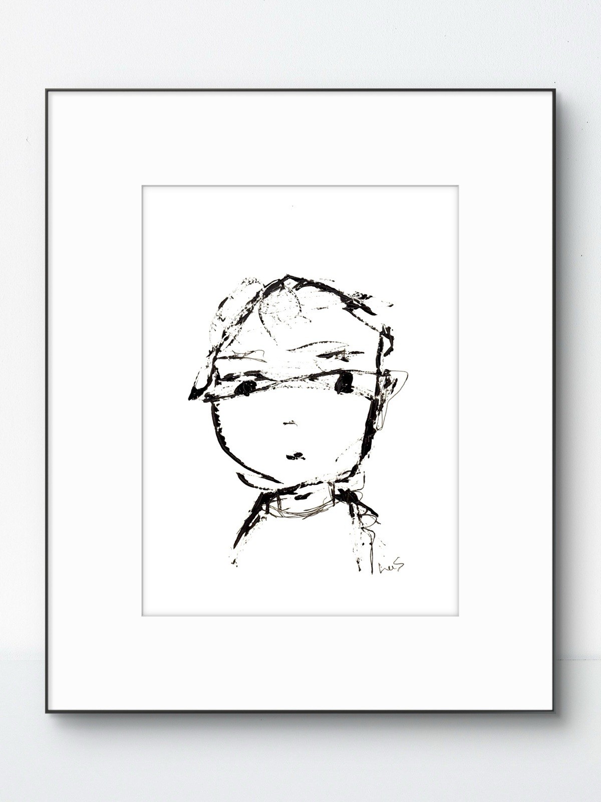 SAMATOWIC Original Abstract Cute Child 9×12 Handmade Unique Signed Fine Art 19