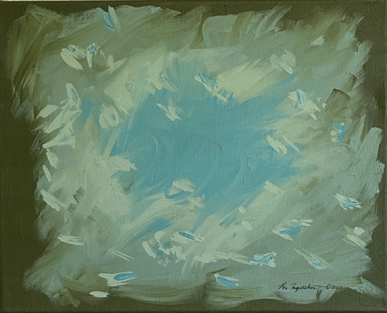 Original Abstract Acrylic Art Painting – Fascination