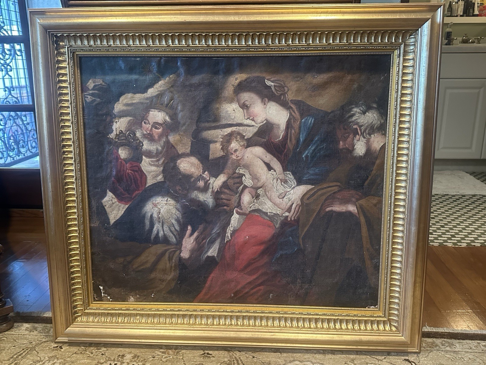 17th Century Original Art Work After Rubens “Adoration Of The Magi”