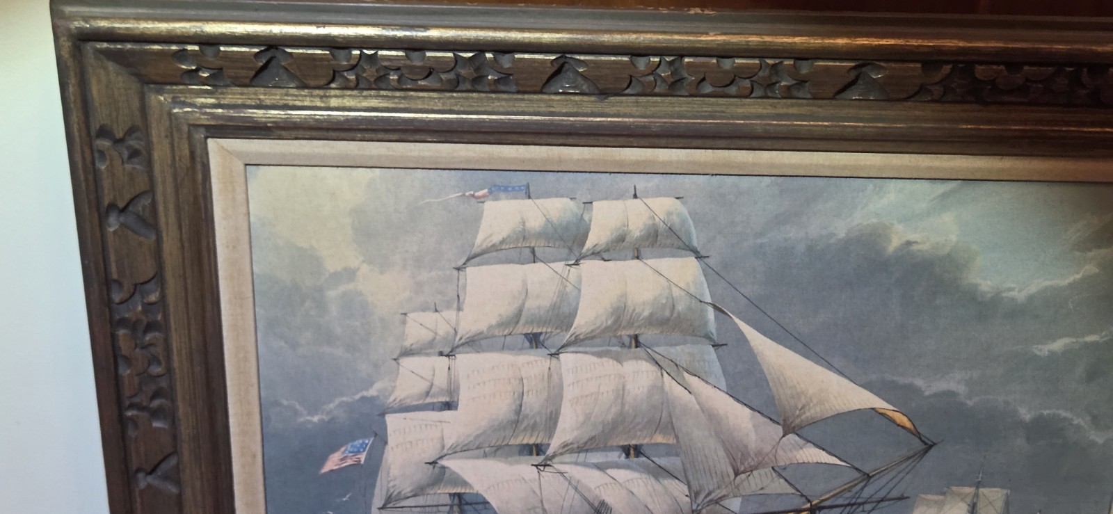 William Frederick Mitchell Naval / Merchant ship LITHO on CANVASS Ship Ocean