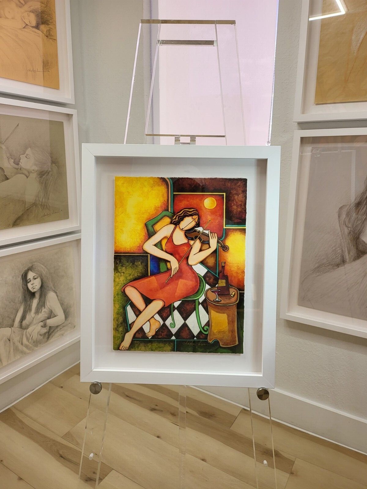 Iconic Piece of Painting Art by Charles Lee «Famous Park West Exhibitor Gallery»
