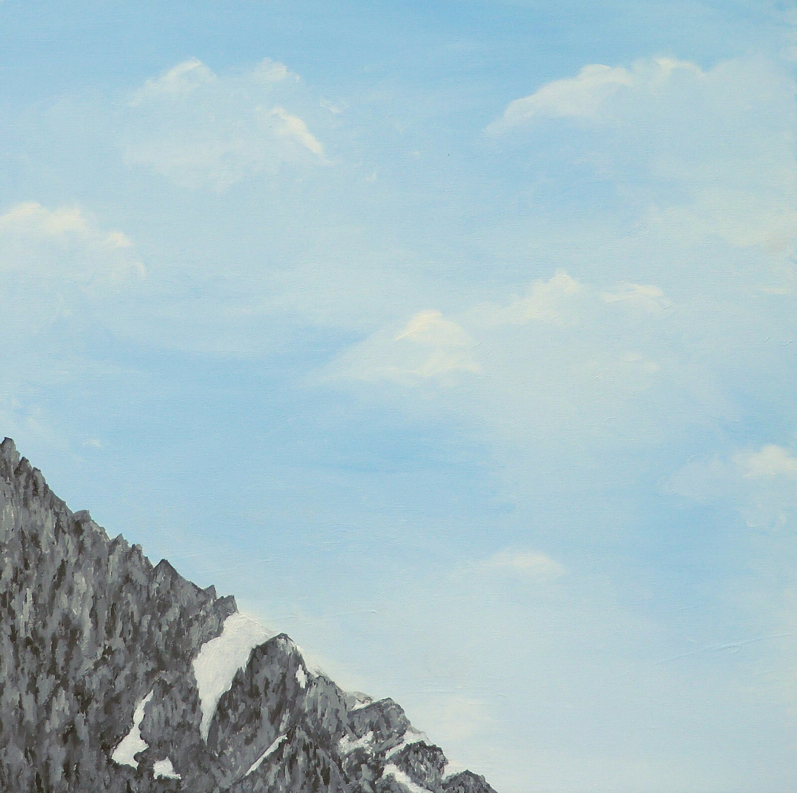 Original signed landscape painting ASCENT 24″ x 24″ contemporary art