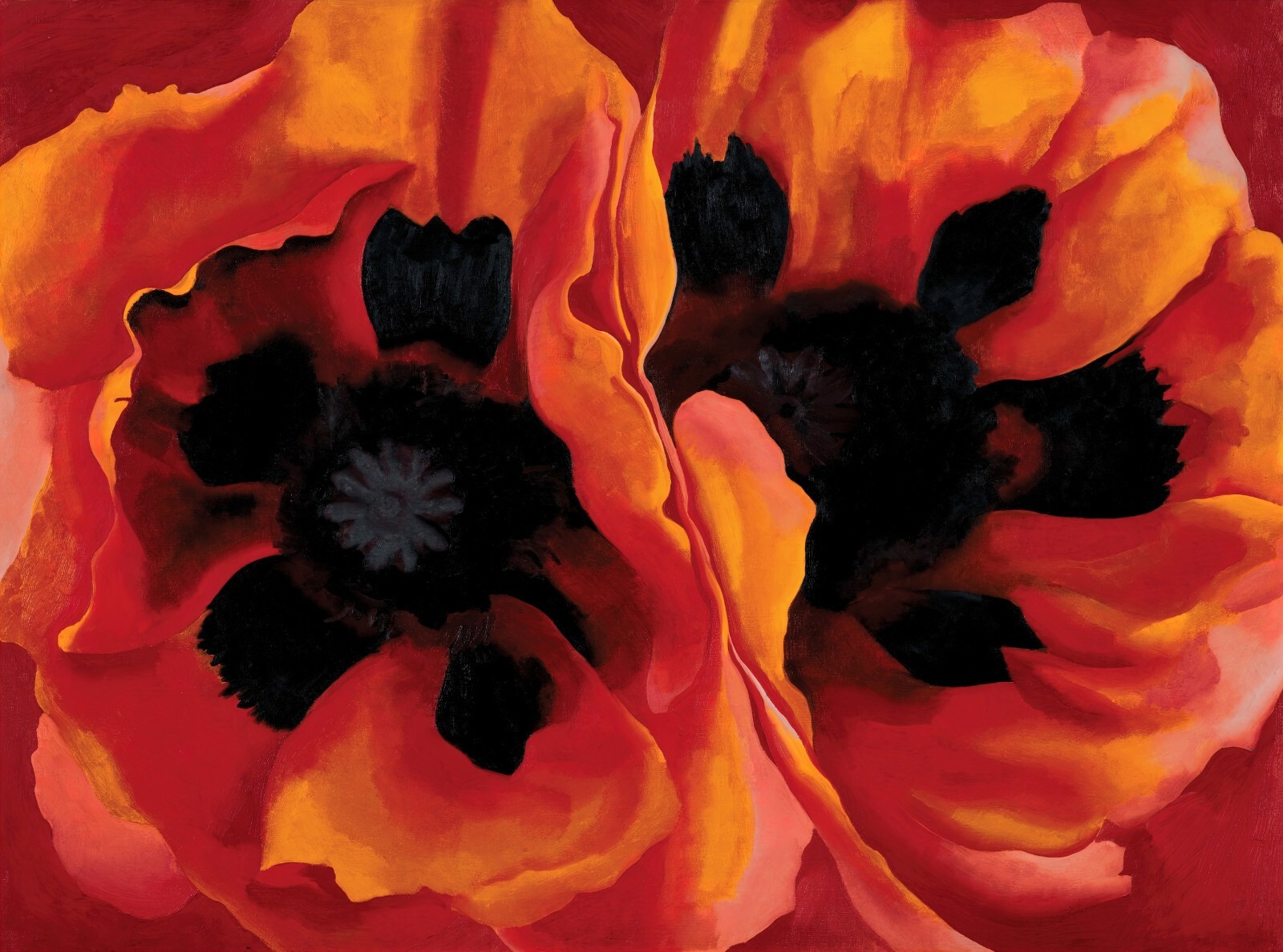 Oriental Poppies Painting by Georgia O’Keeffe Art Reproduction