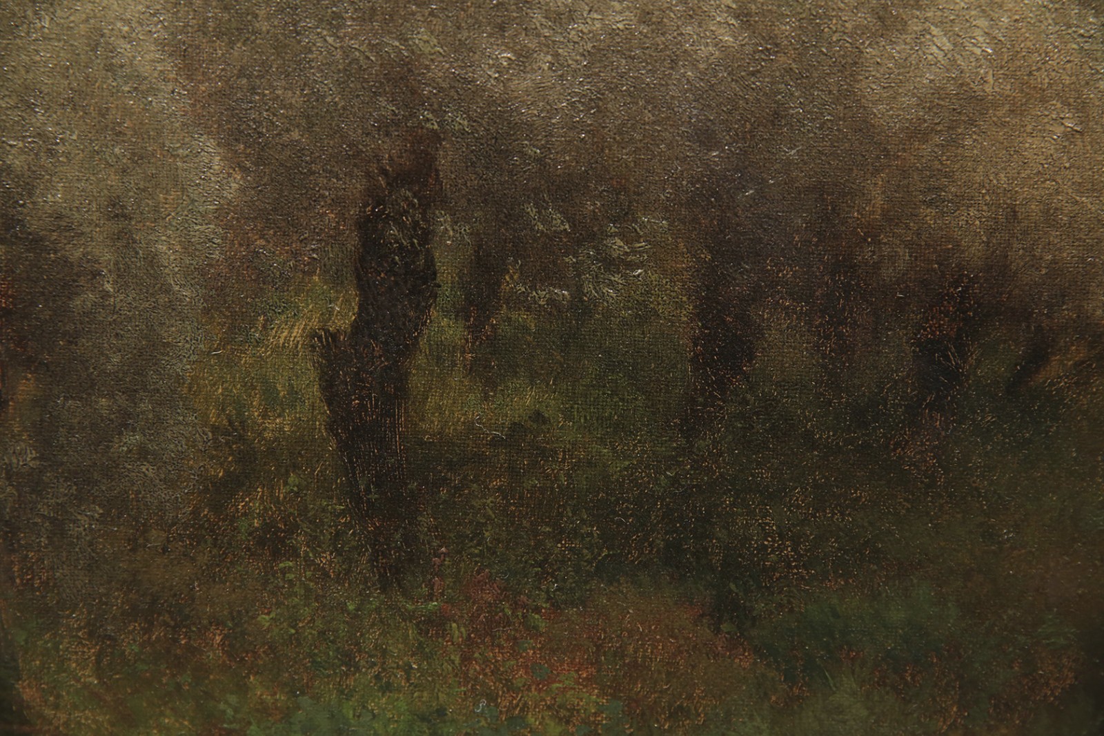 Twilight Romantic Landscape Painting att. to German-American Hermann Herzog