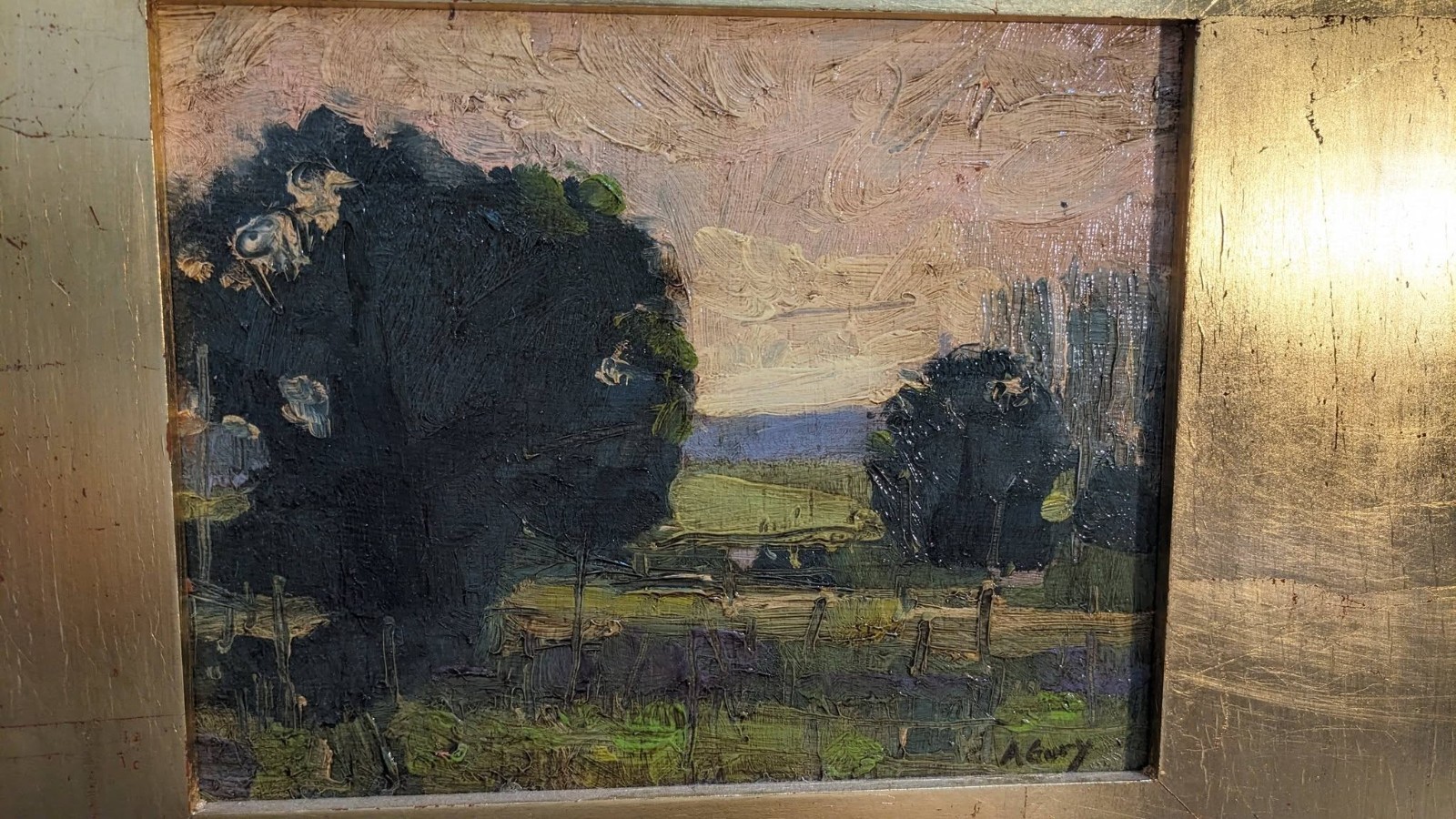 AL Gury , «Pennsylvaniqa Fields» oil on board , 2011