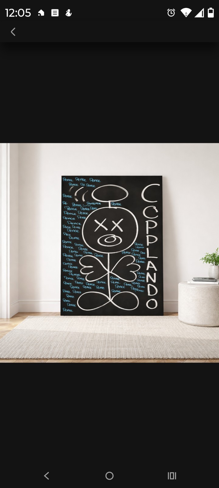 Trey Coppland, Peace People Abstract Acrylic, Painting, 20+30 in, 2026, Signed