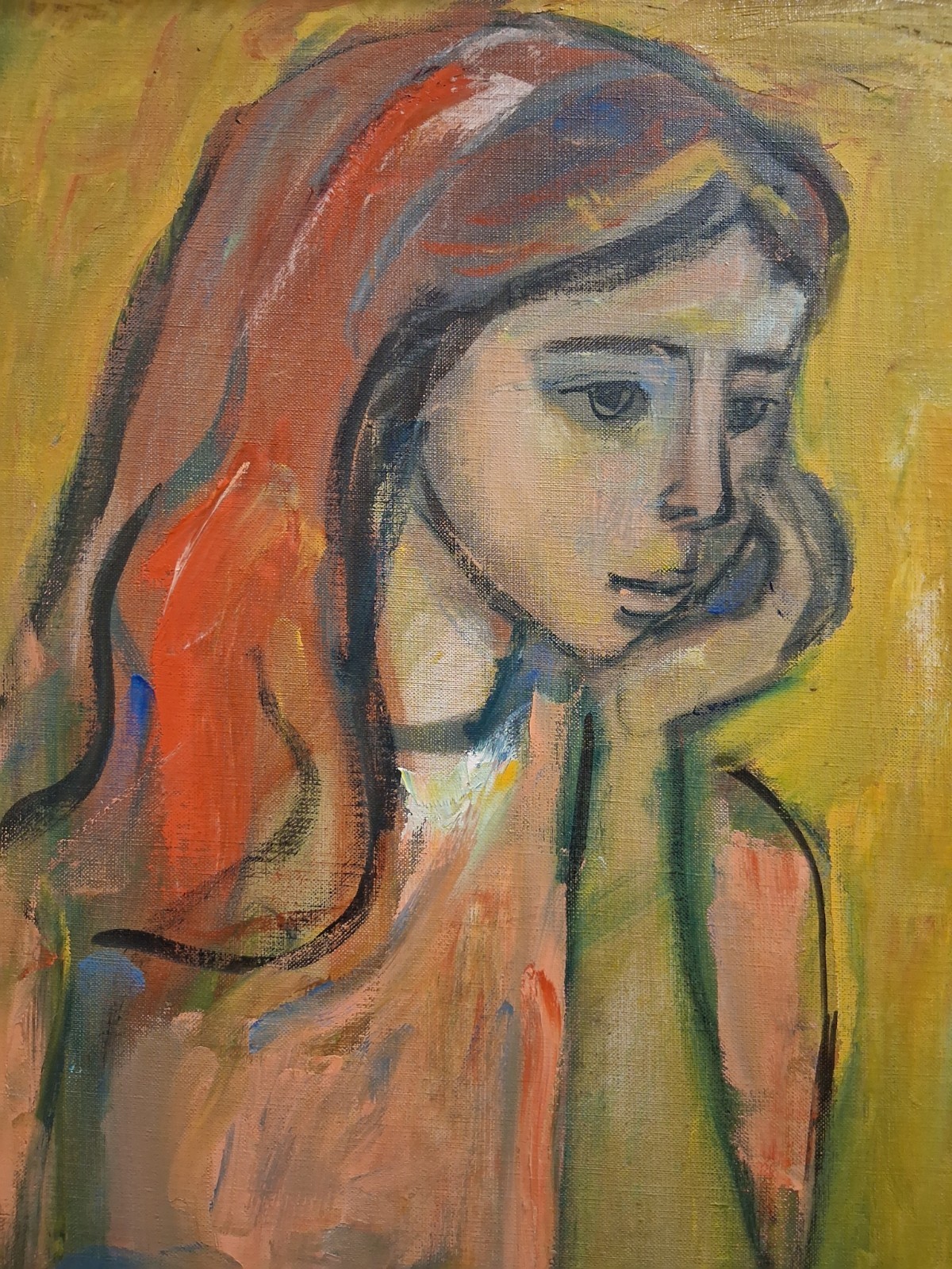 Original Oil Painting by Internationally renowned artist «Irving Amen» with COA