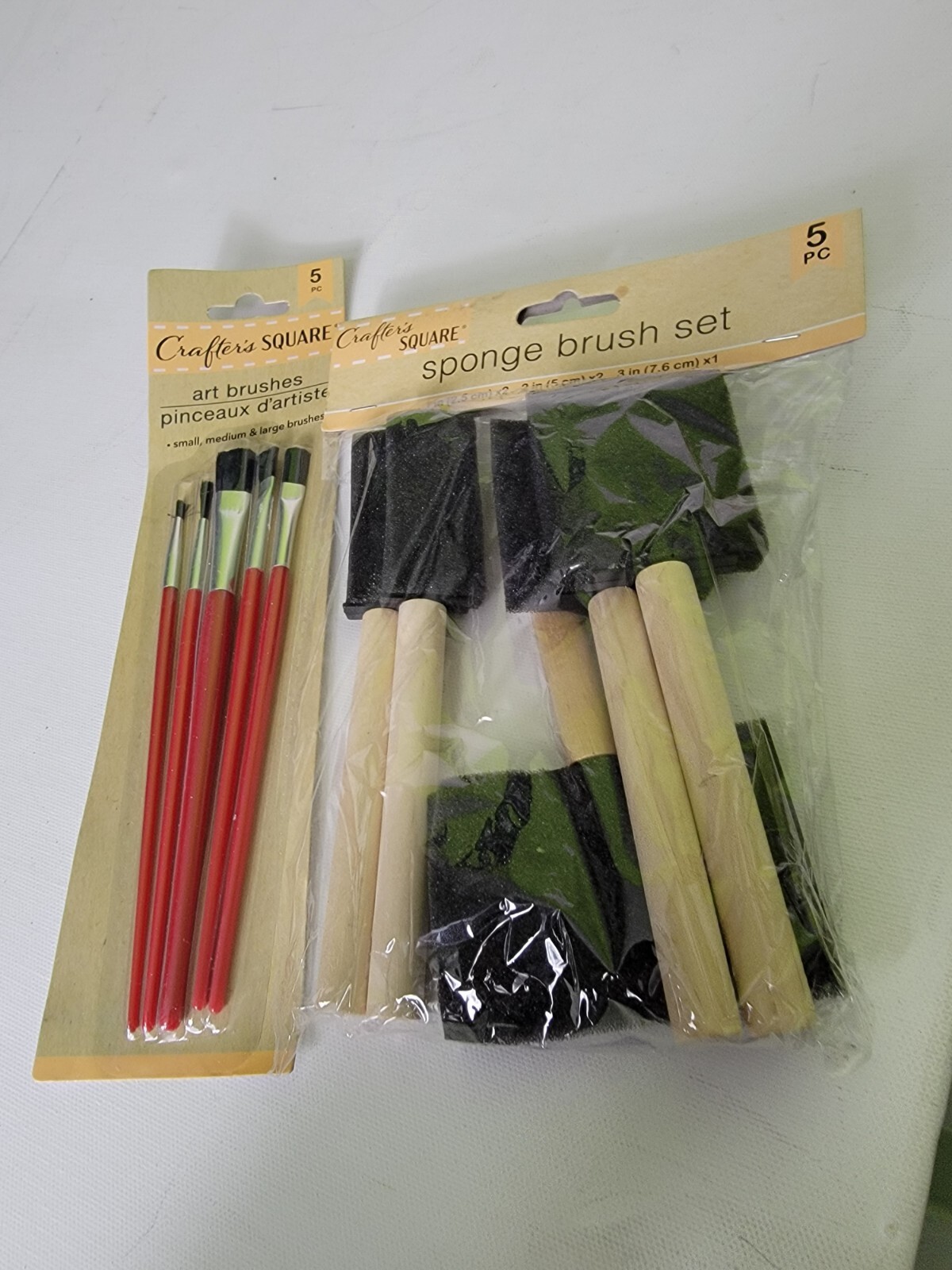 Lot Of 10 Various Art Brushes Sponge Crafters Painting