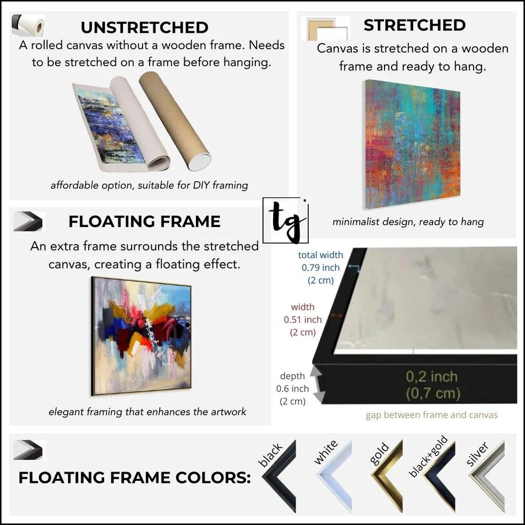 Oversize Abstract Colorful Paintings On Canvas Human Artwork Person Wall Art