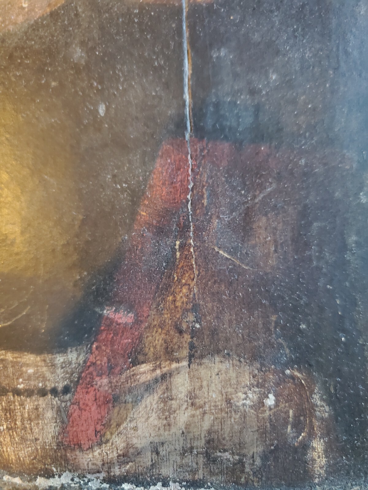Very Rare 15th, 16th Century Old Master Portrait Painting on Wood, c 1490