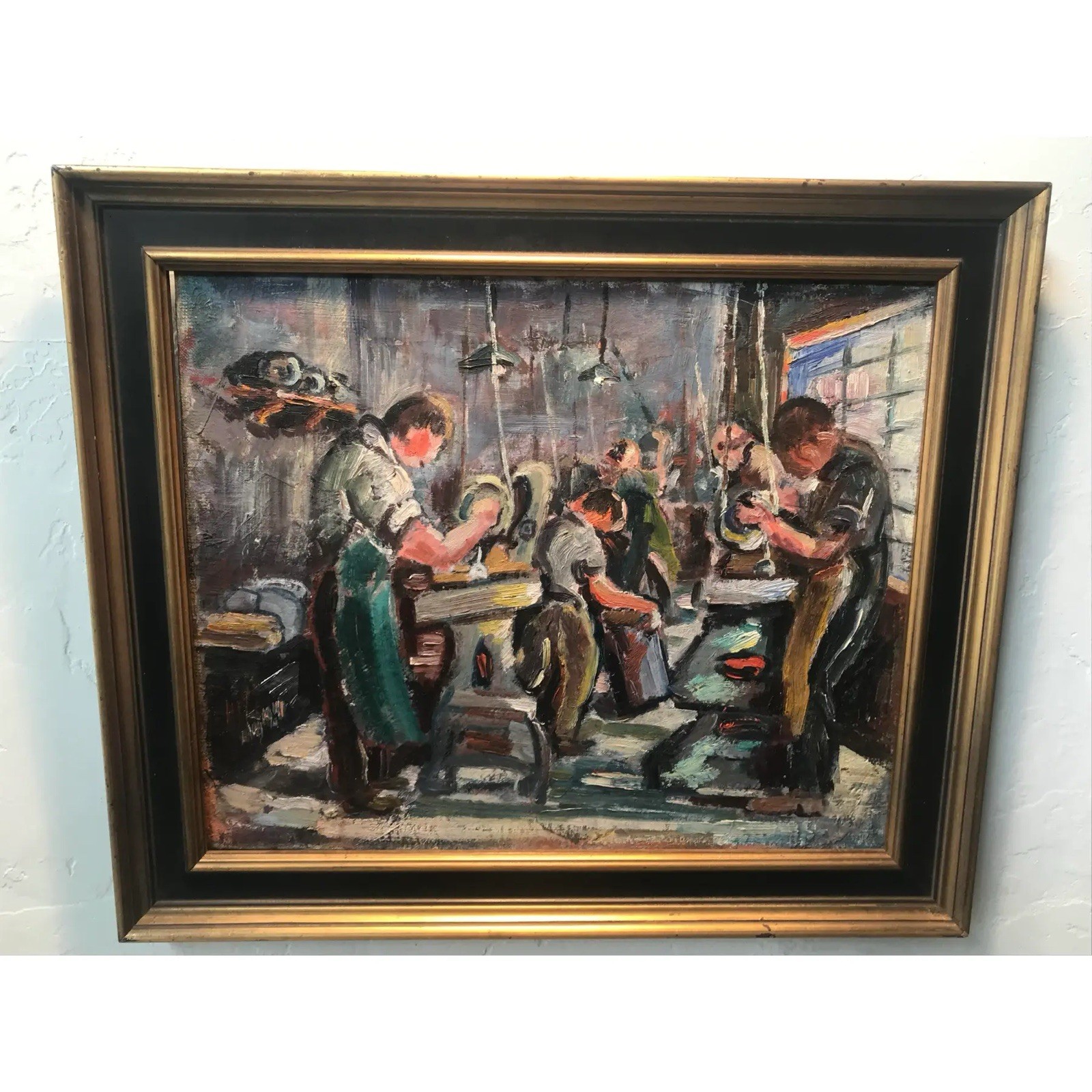 1930s Machine Age Painting- unsigned