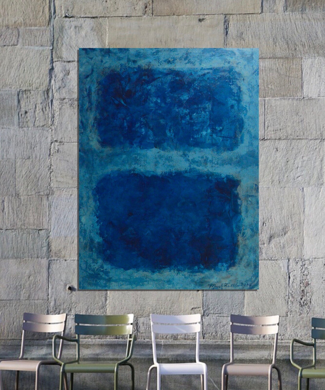 Mark Rothko style￼ Profession￼al Painting 81” X 62”(6ft 9in)Abstract Modern