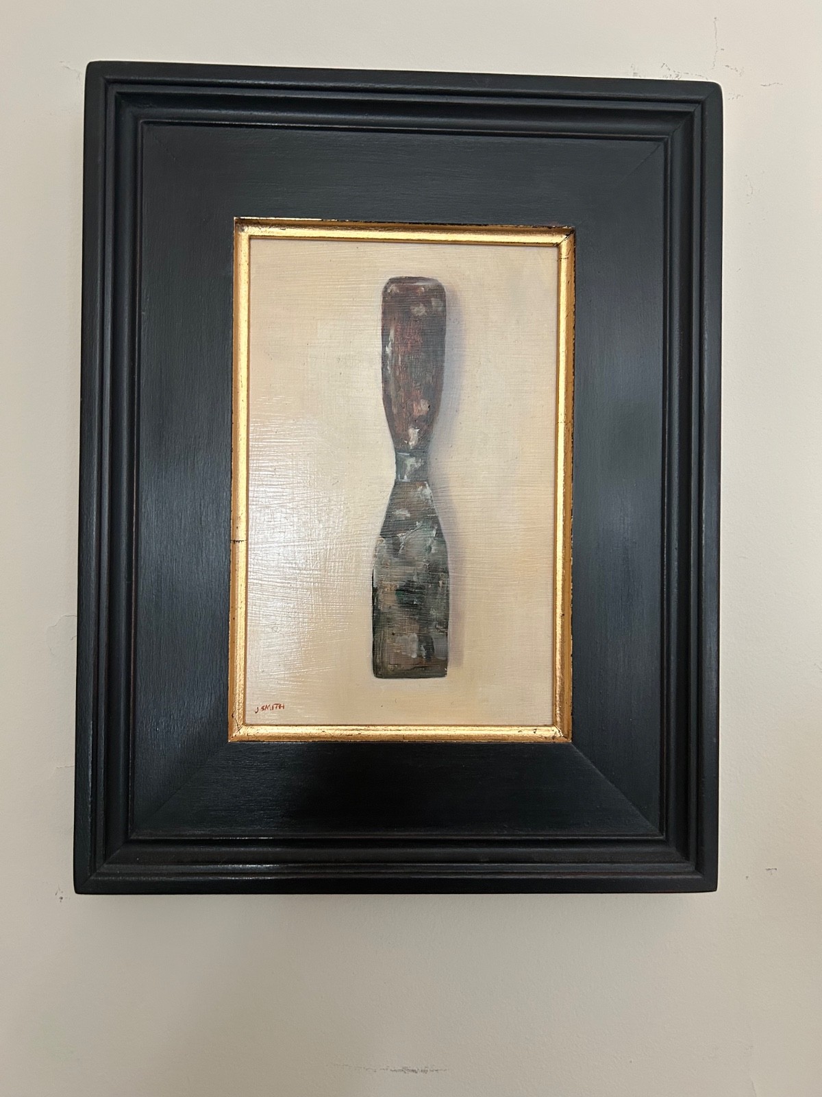 Still Life painting by John Smith.  «Putty Knife».  Original oil on panel