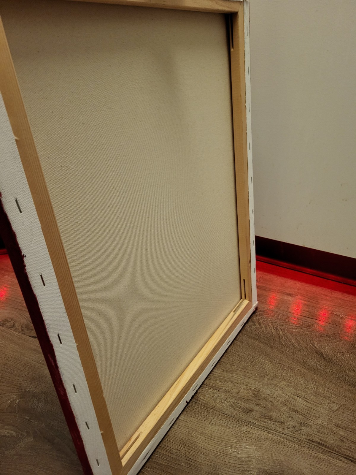 Original Beautiful Abstract Modern Art Piece Red Canvas