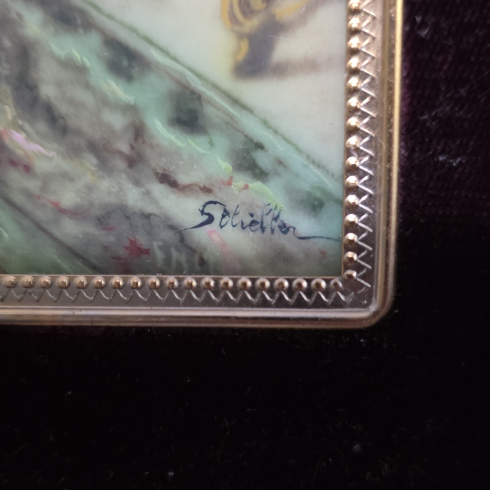 Painted Plaque