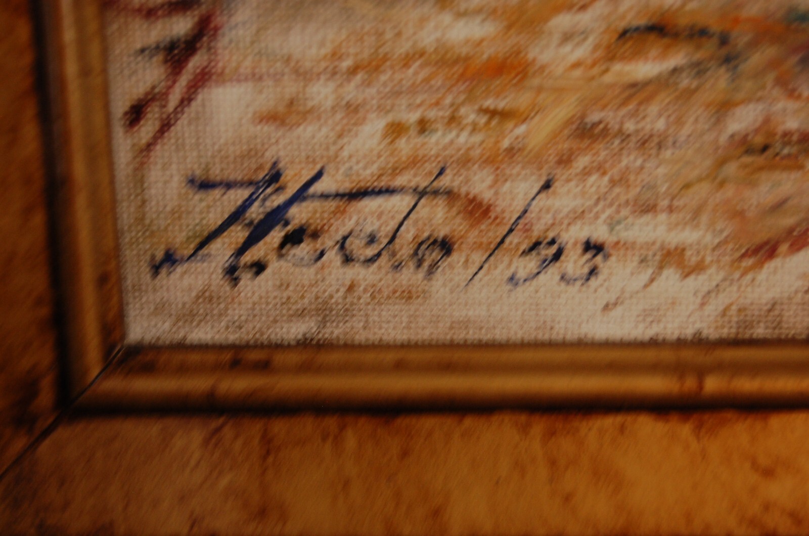 FRAMED SIGNED ORIGINAL OIL COLONIAL STREET OLD HAVANA, CUBA ARTIST: HECTO VIDAL