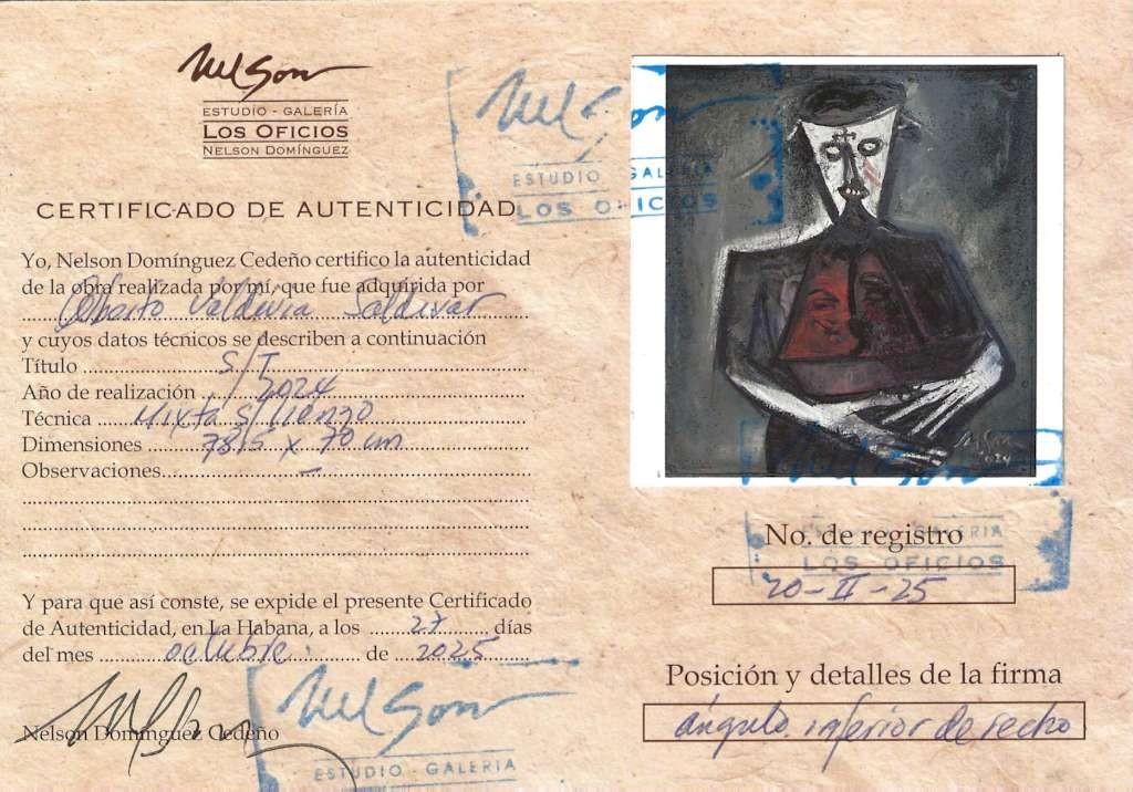 NELSON DOMINGUEZ CEDEÑO. Painter, Engraver. Cuban Art. Contemporary Art