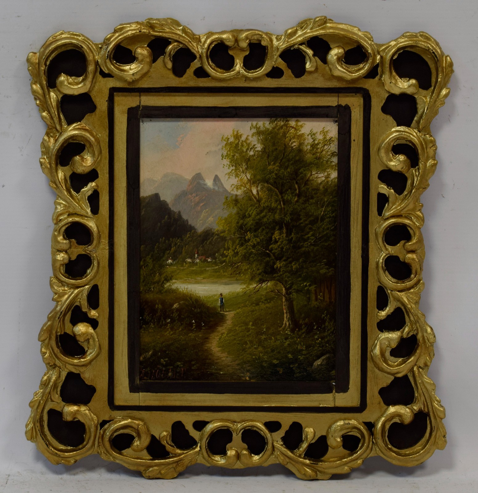 (1834–1905) Albert RIEGER, Artprice up to €130,000, Landscape, oil, signed.
